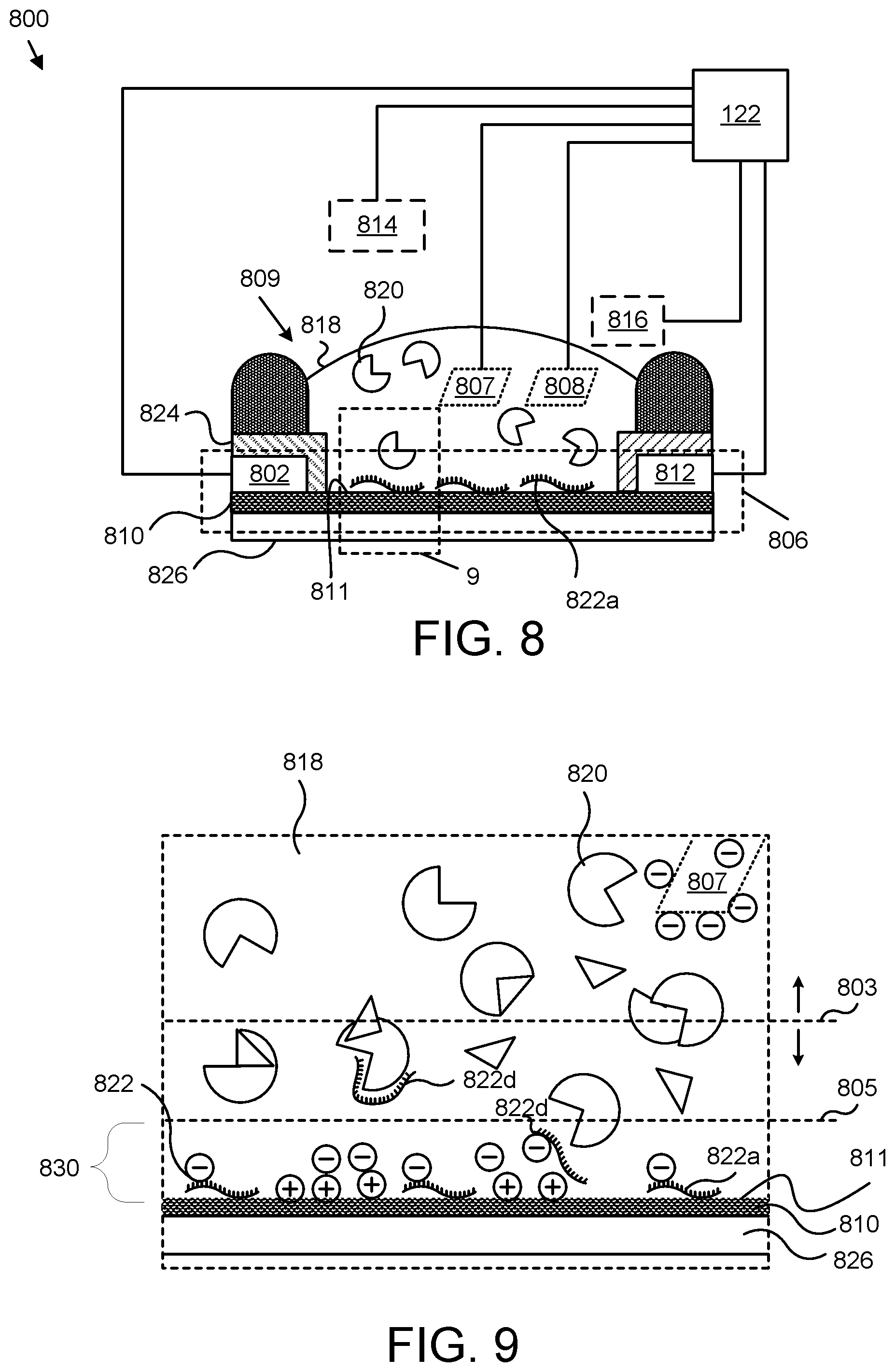 Patent US12345677 Figure 7 – Integrated circuit with 2D FETs for direct and indirect target signal measurement