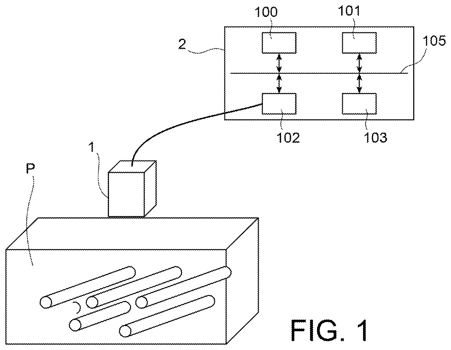 Patent US12345682 Figure 1 – Non-destructive testing of a mechanical part made of a polycrystalline material