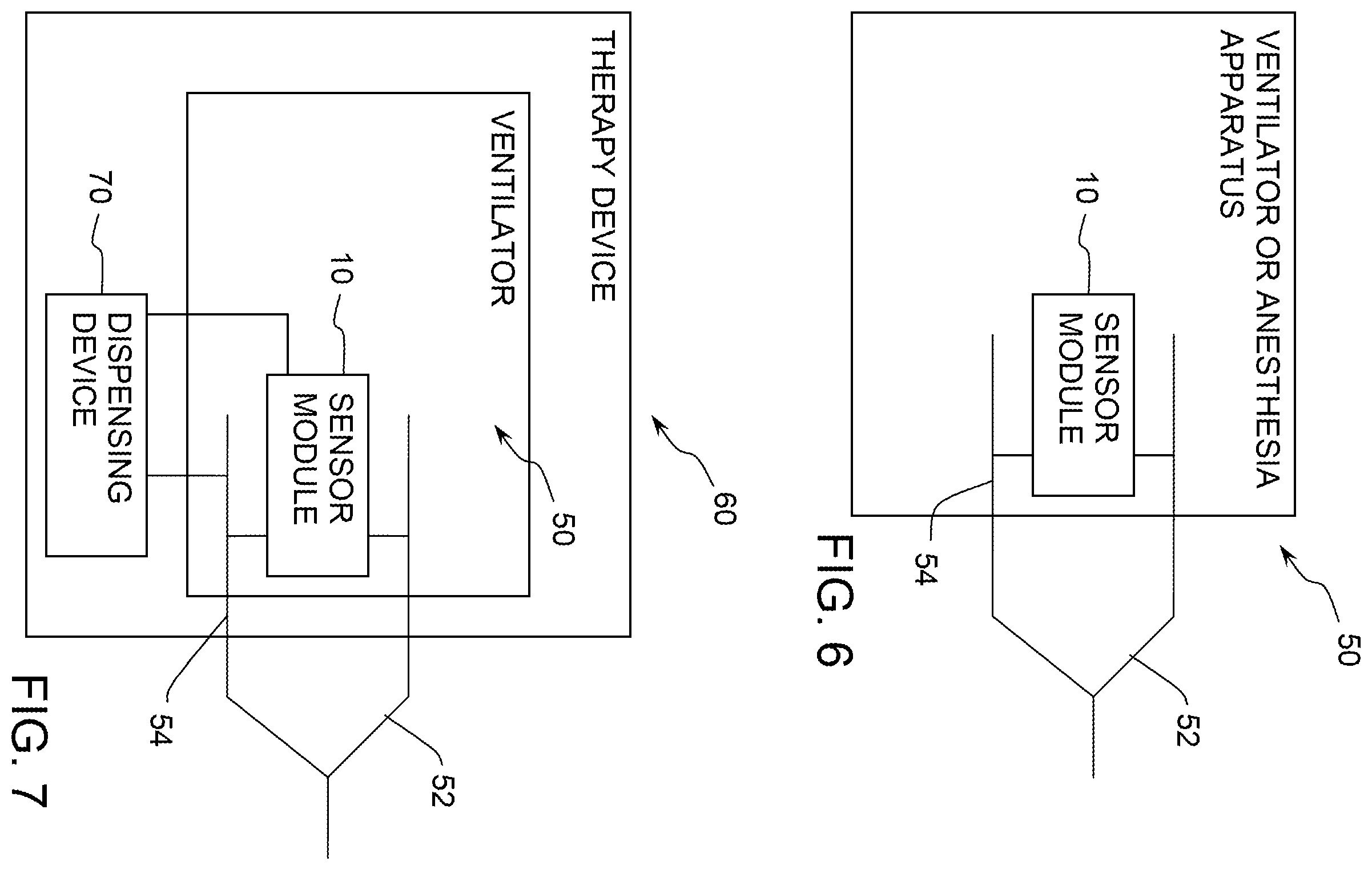 Patent US12345692 Figure 3 – Sensor module for respirable gas mixtures, ventilator, therapy device and method for measuring a plurality of gases of a respirable gas mixture