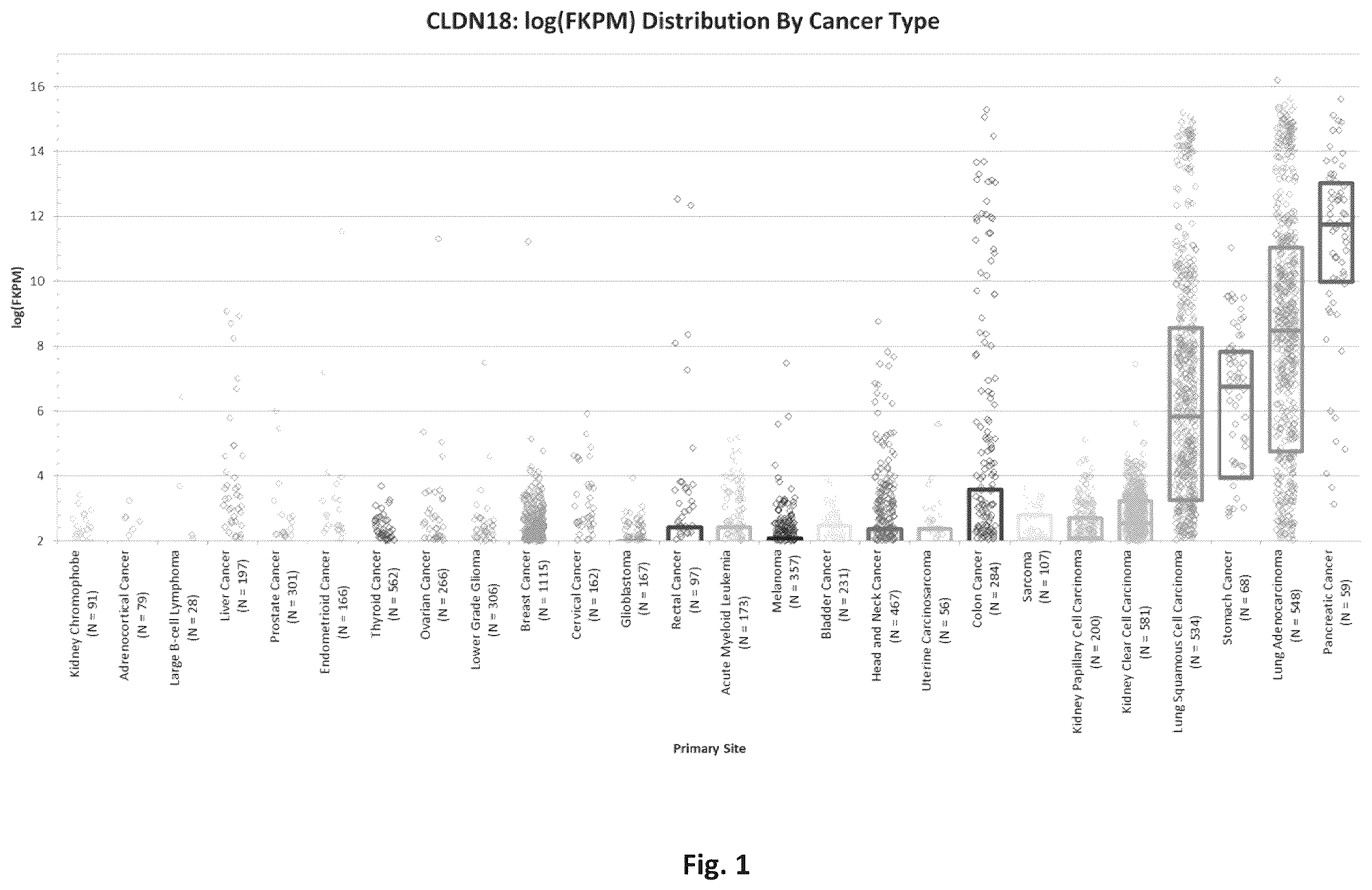 Patent US12345709 Figure 1 – CLAUDIN18 antibodies and methods of treating cancer