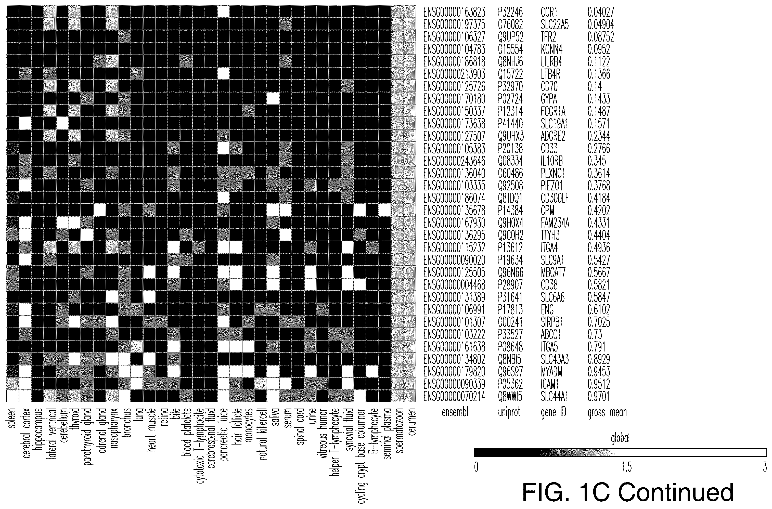 Patent US12345712 Figure 4 – Cancer antigen targets and uses thereof