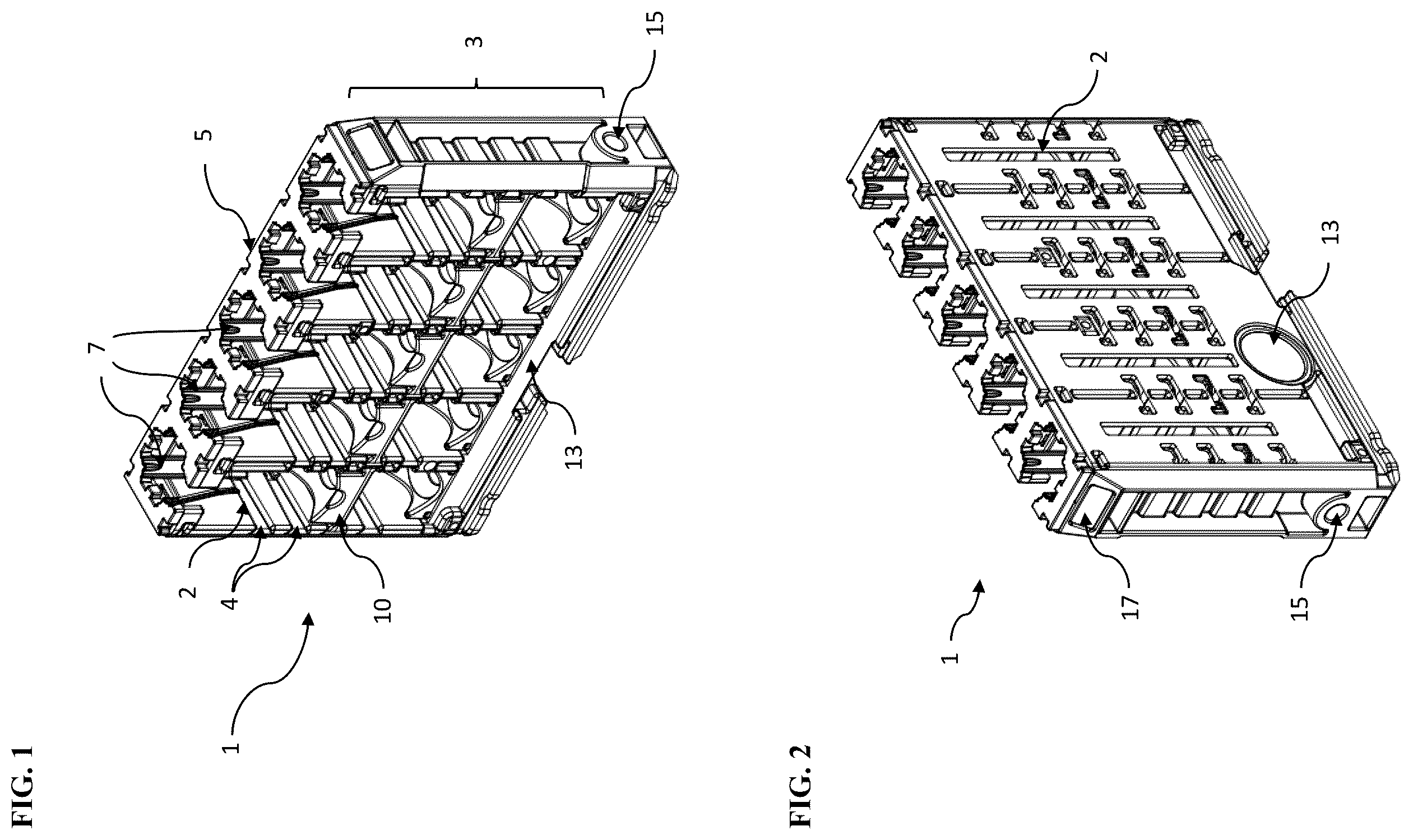 Patent US12345725 Figure 1 – Rack for automated analyzer