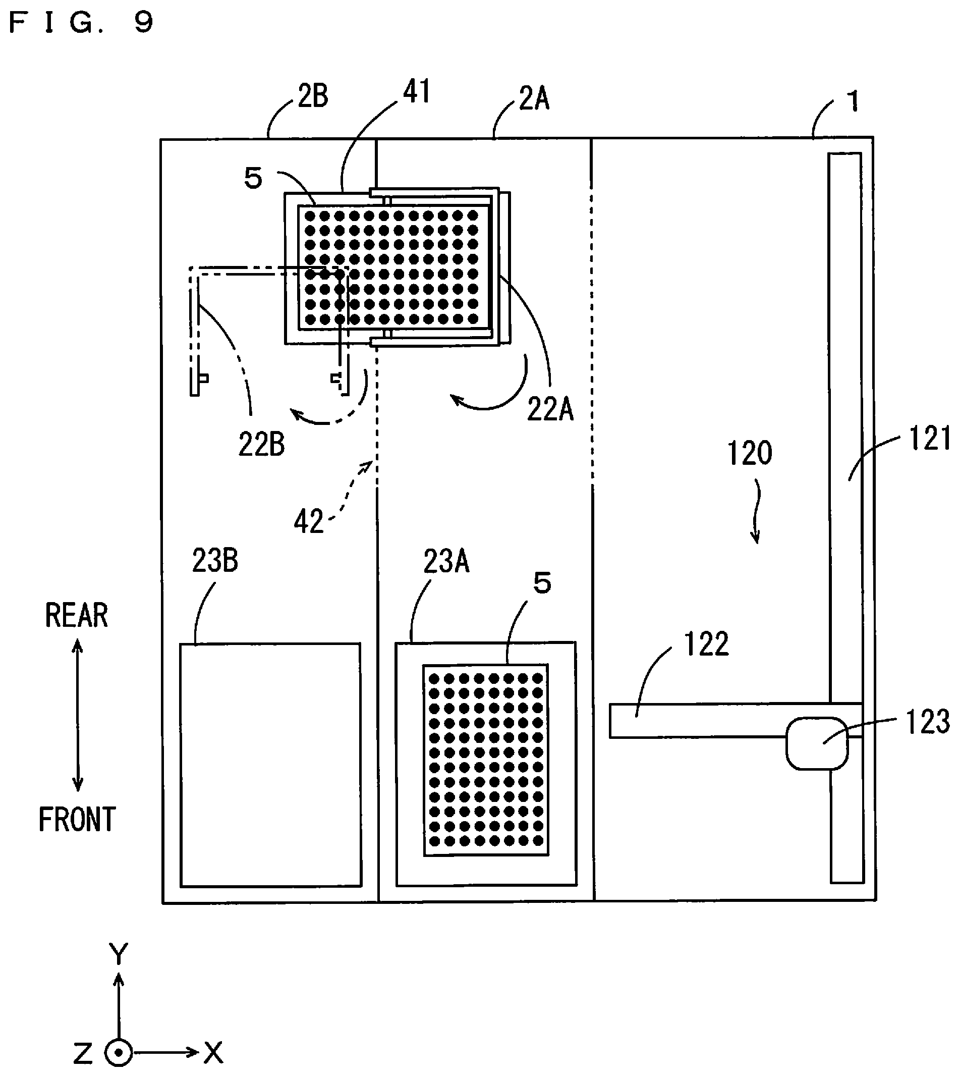 Patent US12345726 Figure 9 – Plate changer