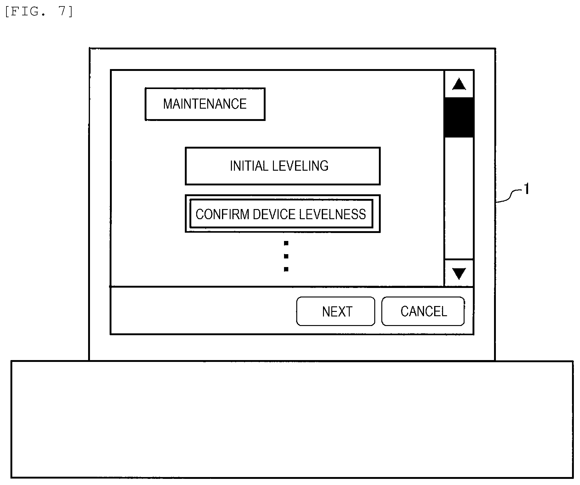 Patent US12345728 Figure 7 – Automated analysis device and method for leveling same