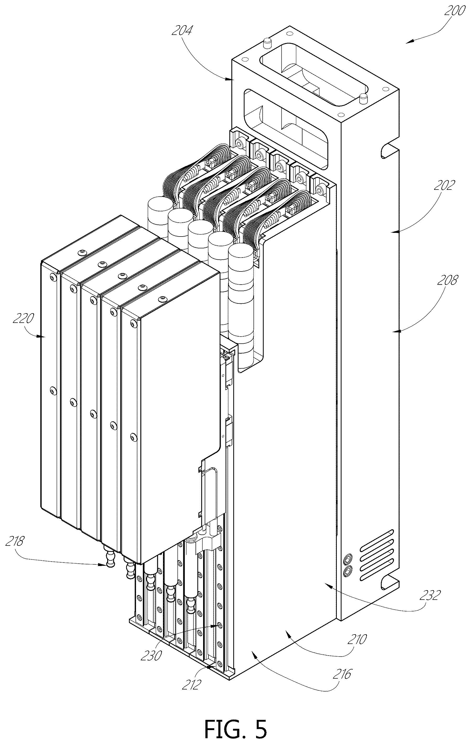 Patent US12345729 Figure 6 – Liquid dispenser with manifold mount for modular independently-actuated pipette channels