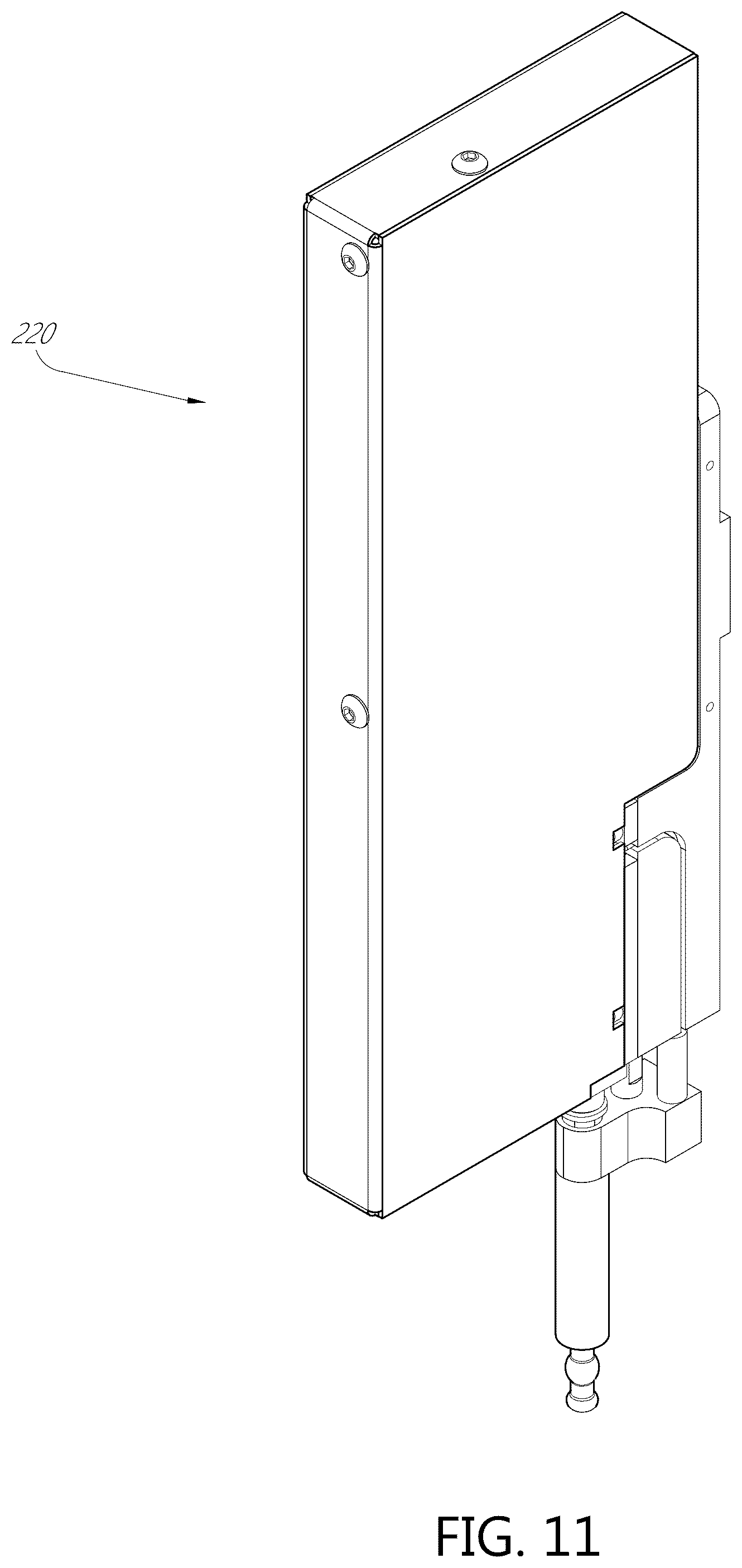 Patent US12345729 Figure 12 – Liquid dispenser with manifold mount for modular independently-actuated pipette channels