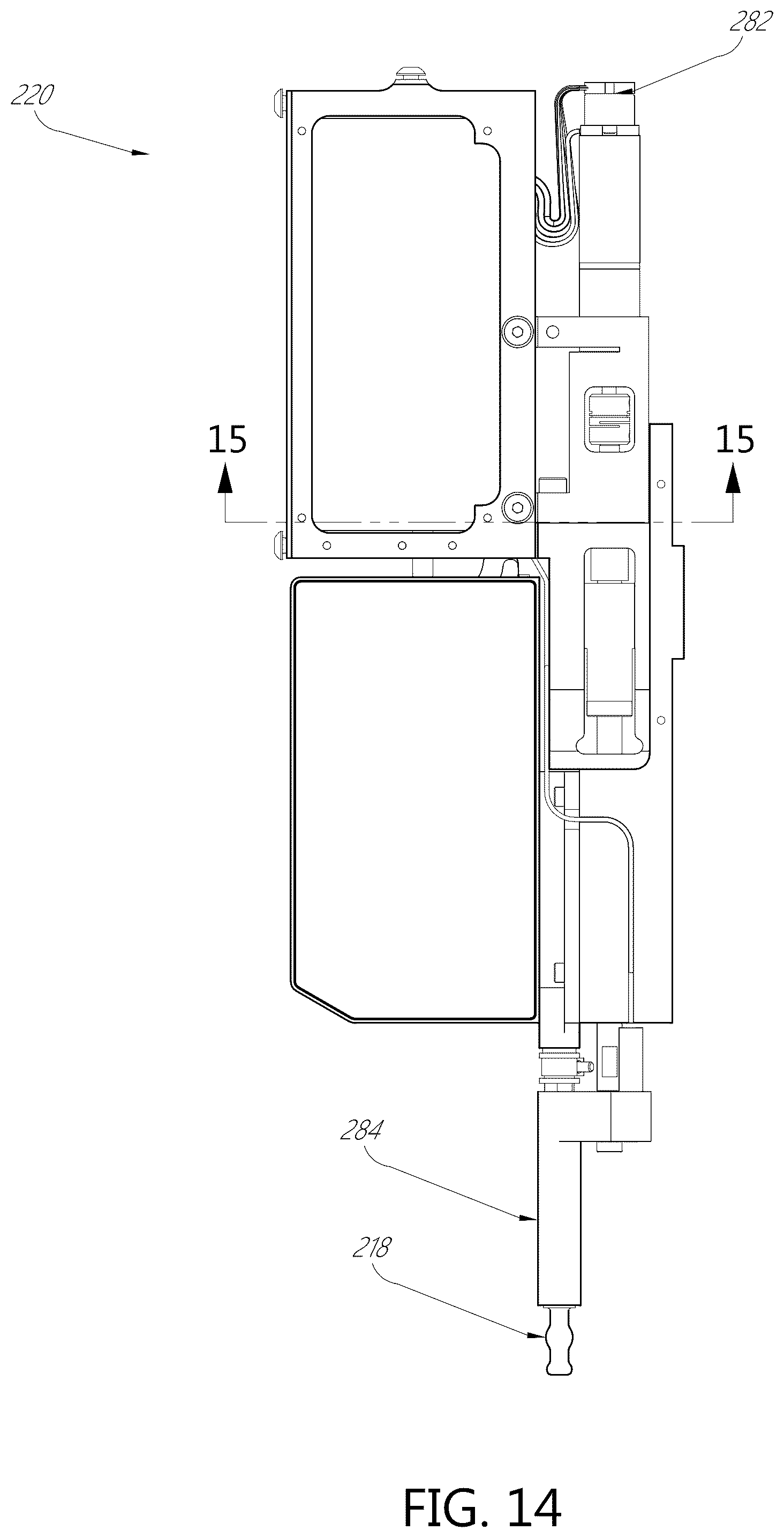 Patent US12345729 Figure 15 – Liquid dispenser with manifold mount for modular independently-actuated pipette channels