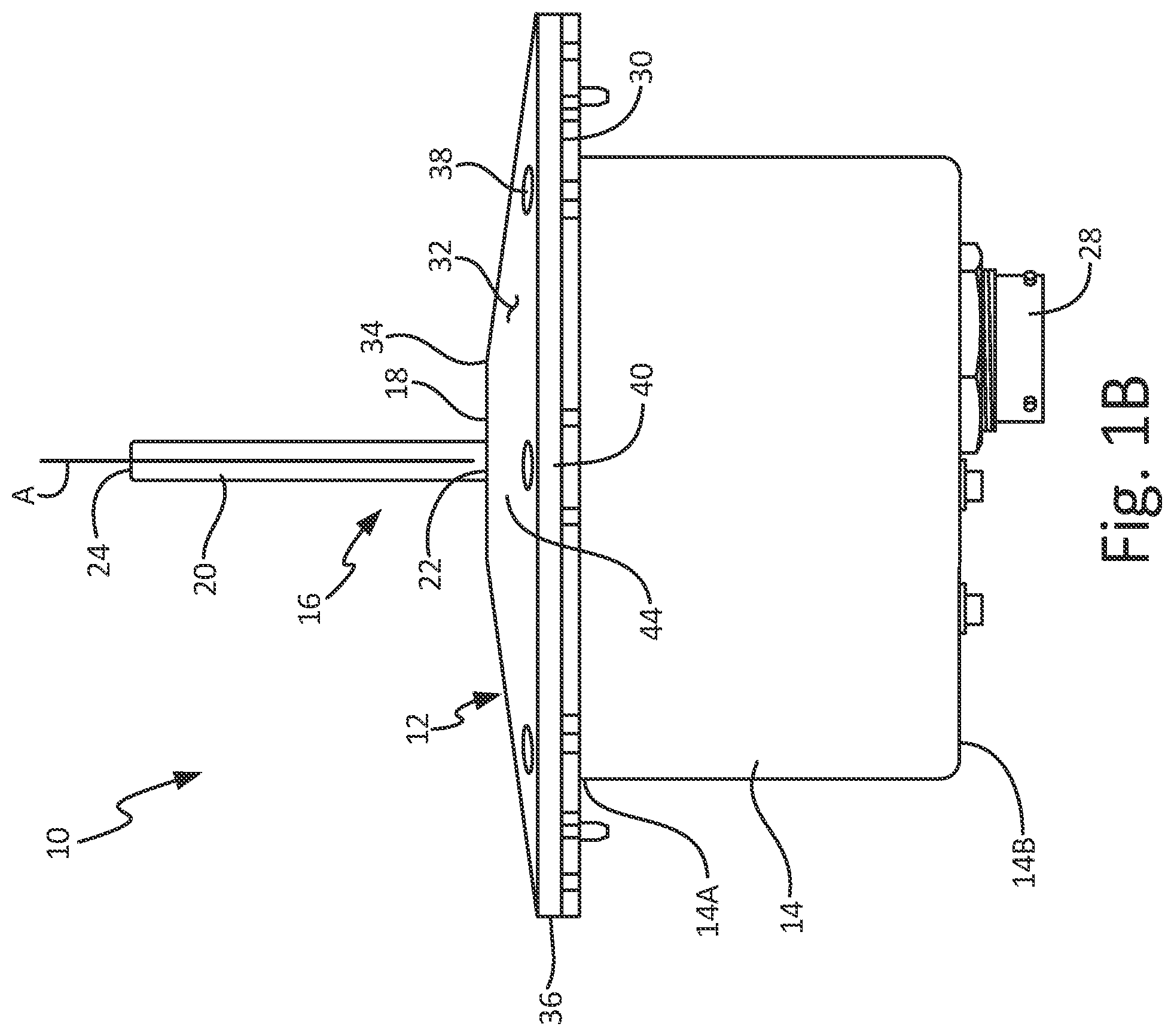 Patent US12345731 Figure 2 – Angle of attack sensor with integral bearing support cage