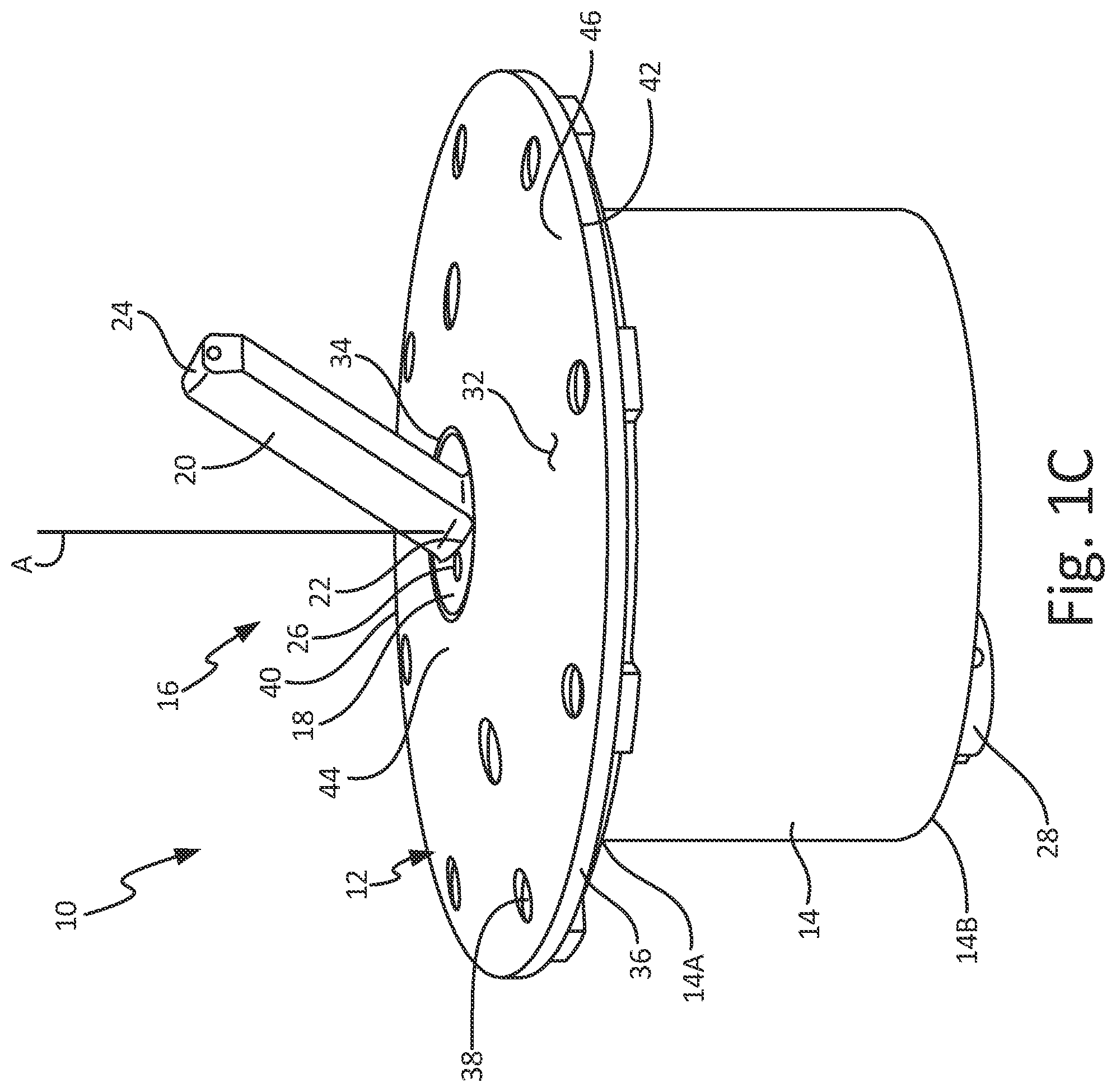 Patent US12345731 Figure 3 – Angle of attack sensor with integral bearing support cage