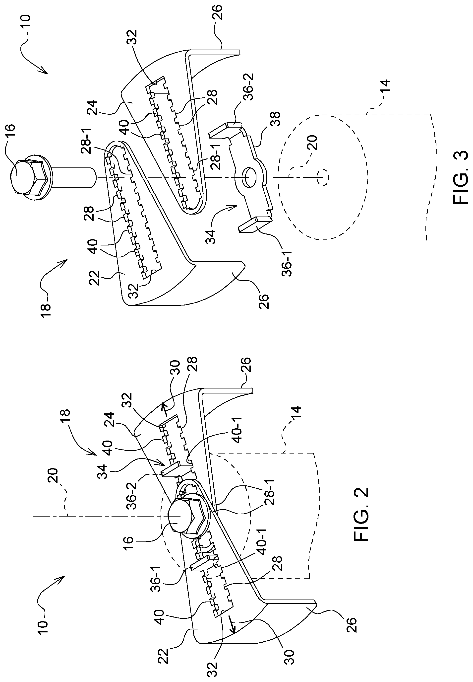 Patent US12345733 Figure 2 – Rotary mechanism with adjustable tone wheel