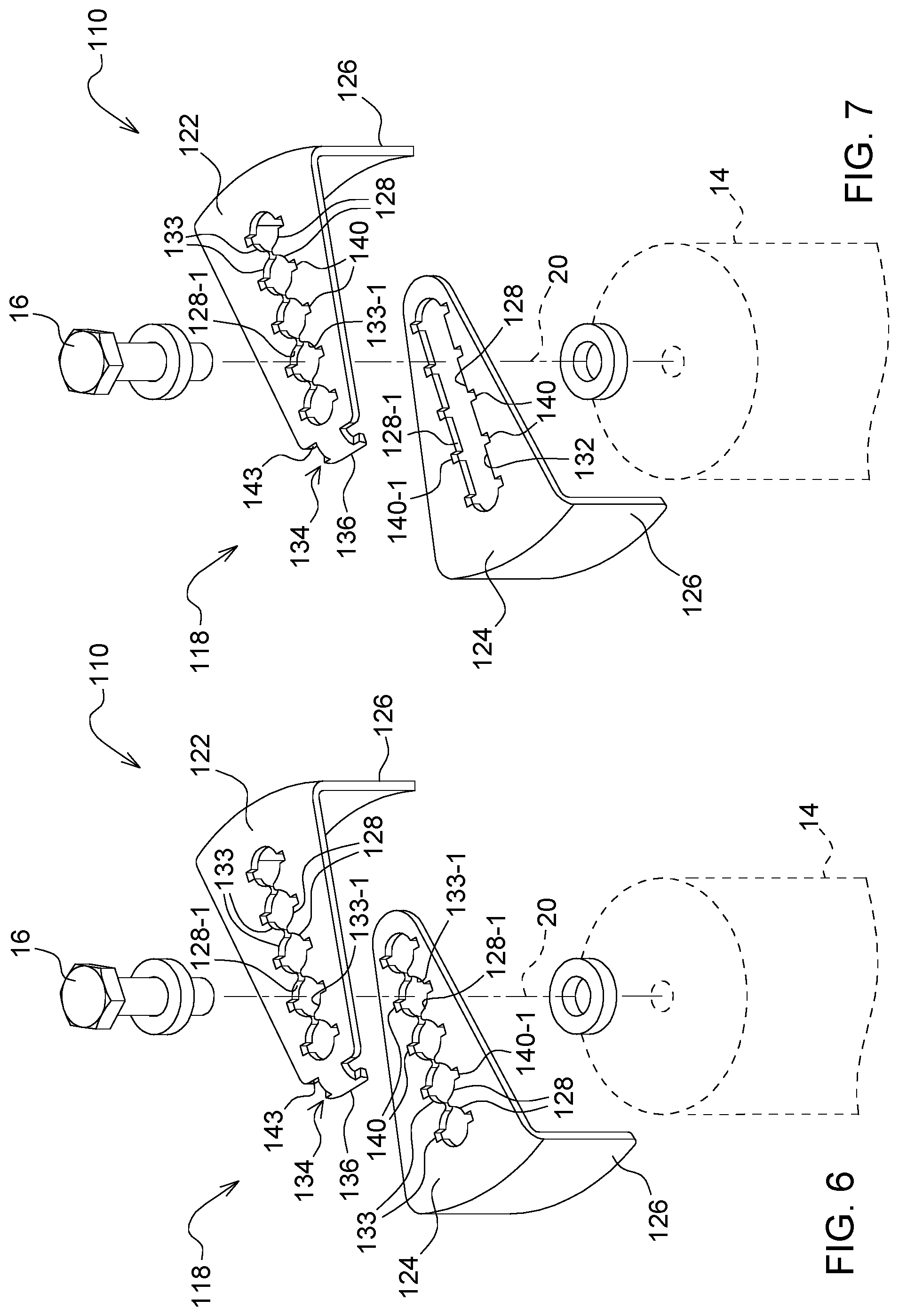 Patent US12345733 Figure 4 – Rotary mechanism with adjustable tone wheel
