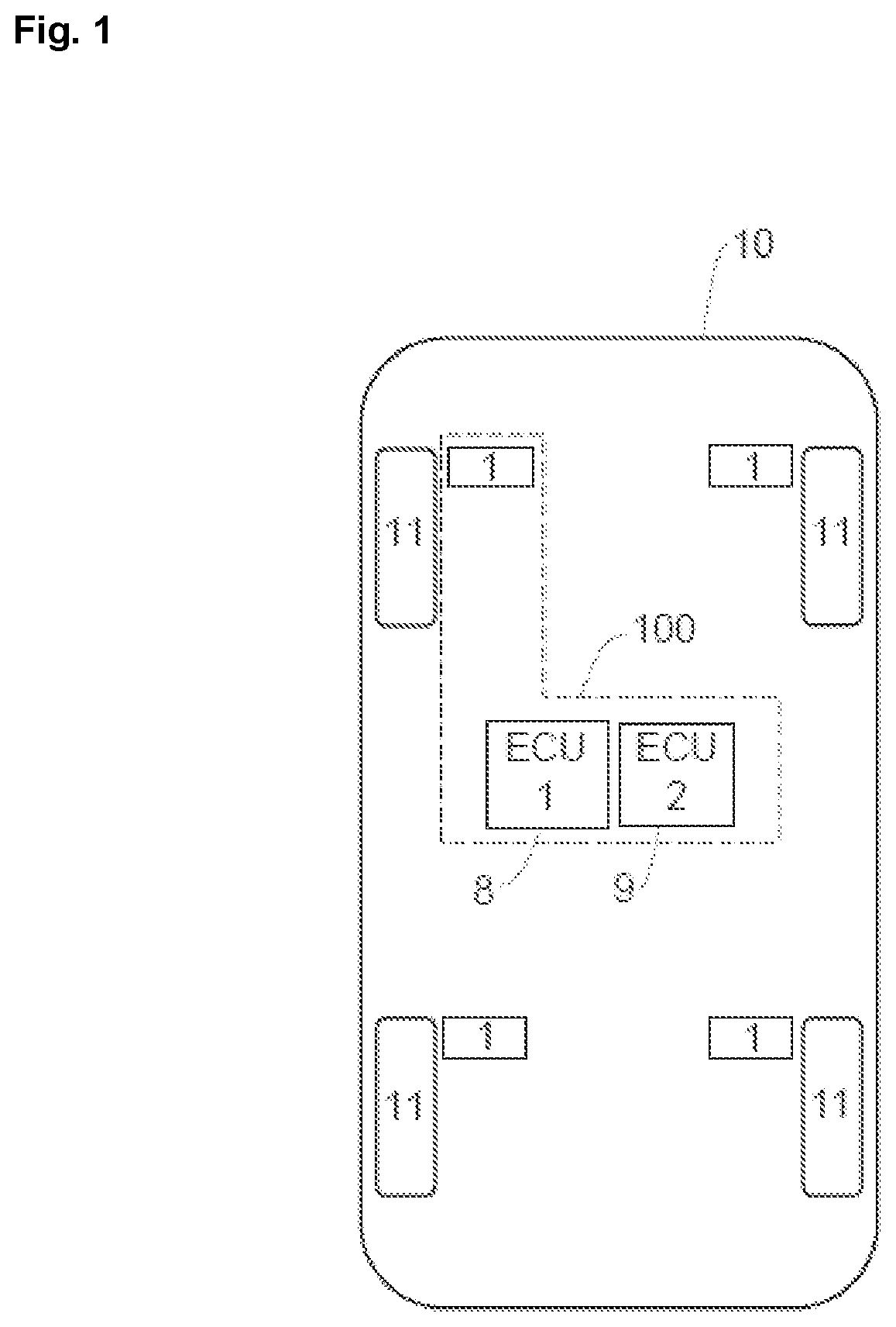 Patent US12345734 Figure 1 – Redundant wheel speed sensor in single package