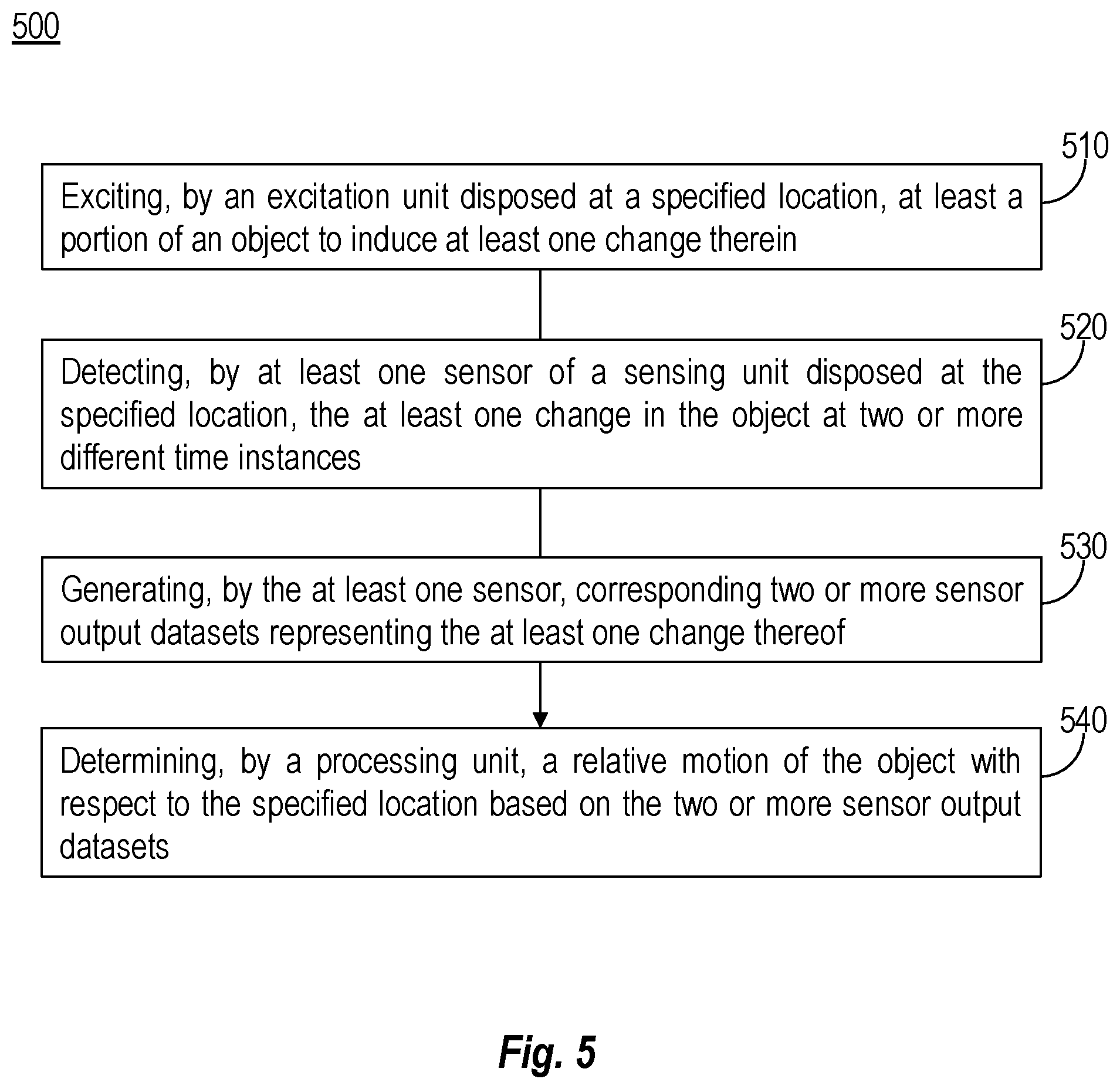Patent US12345735 Figure 10 – System and method for determining a relative motion between two or more objects
