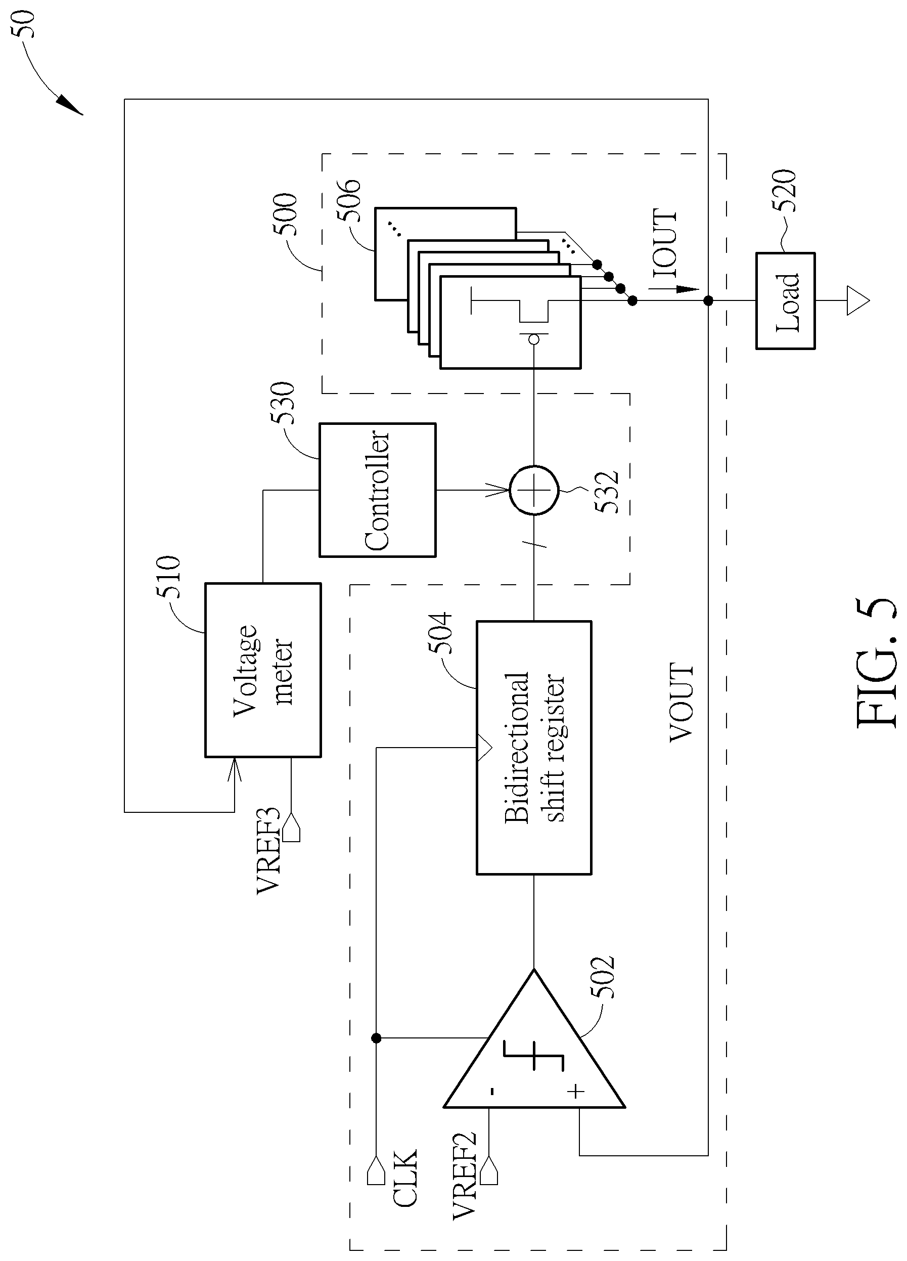 Patent US12345746 Figure 5 – Voltage meter for measuring signal inside integrated circuit