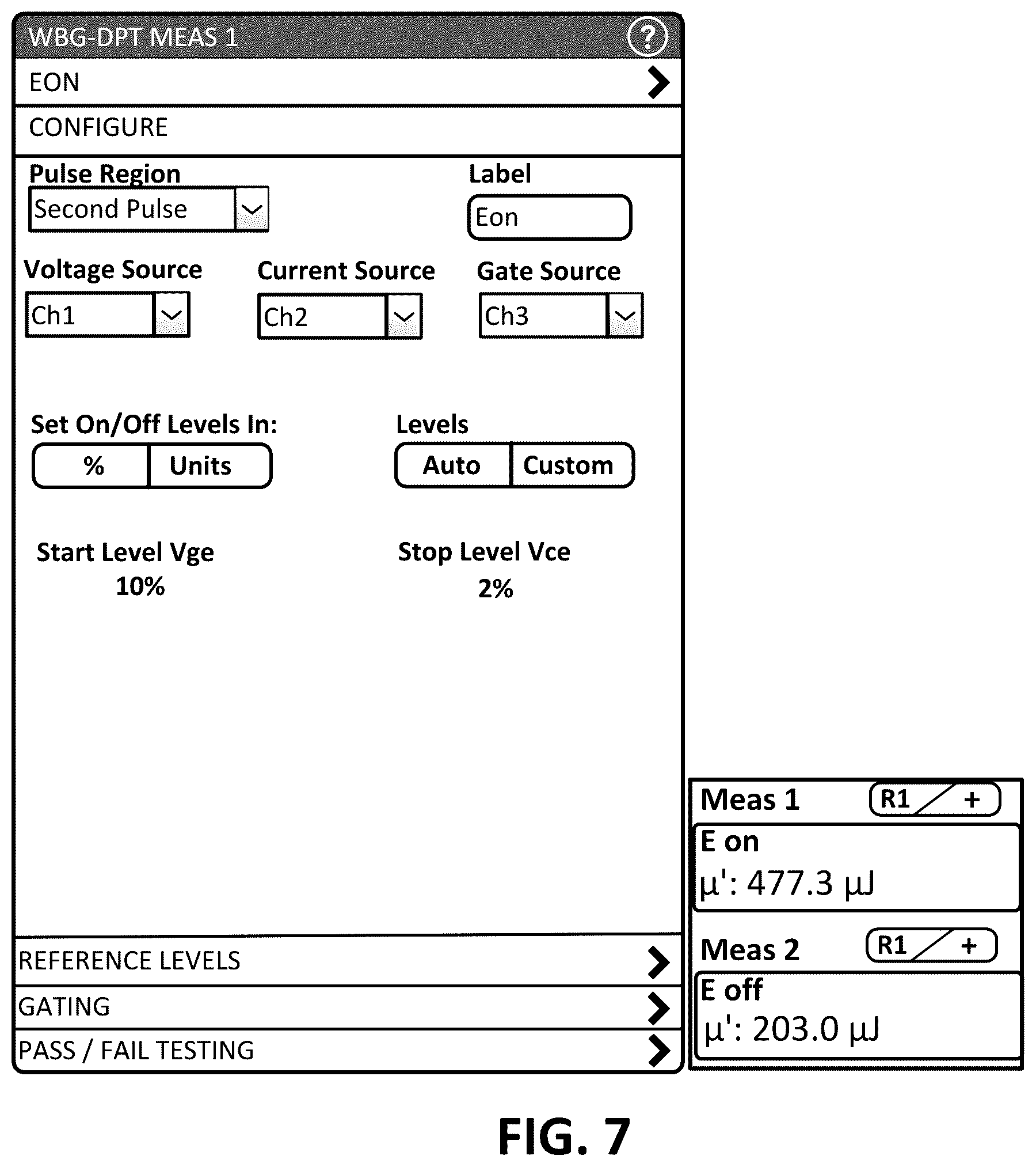 Patent US12345755 Figure 7 – Reverse recovery measurements and plots