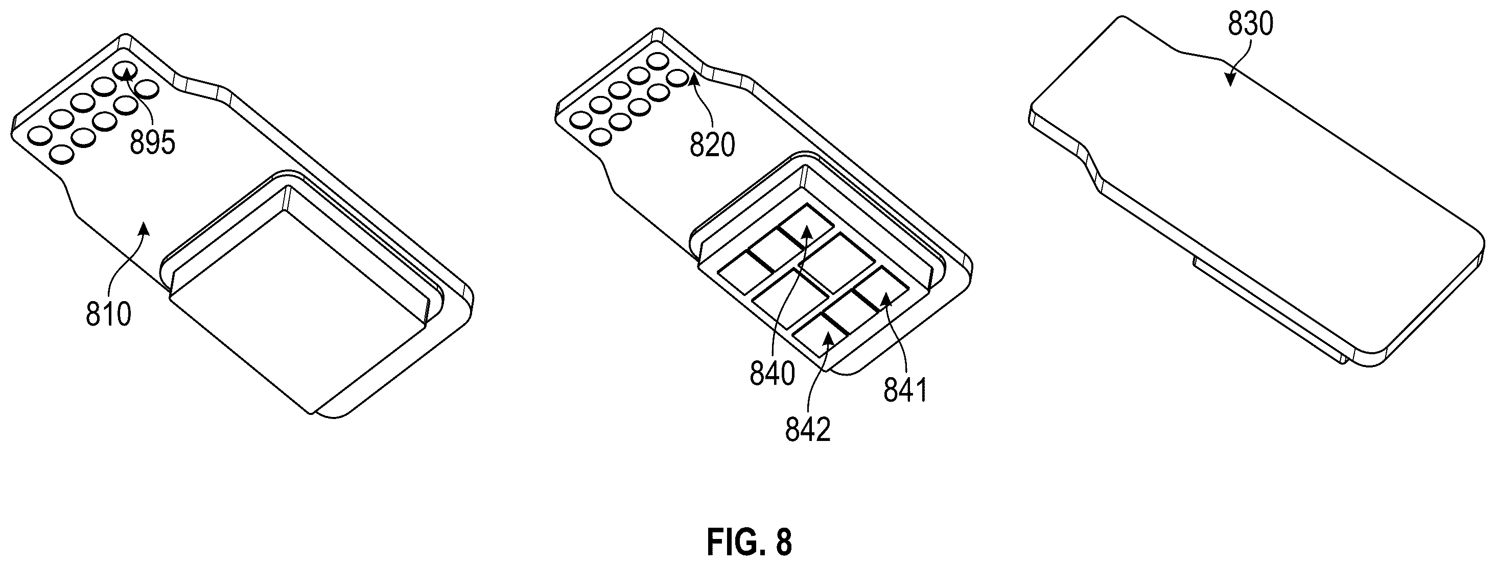 Patent US12345756 Figure 8 – Integrated test cell using active thermal interposer (ATI) with parallel socket actuation