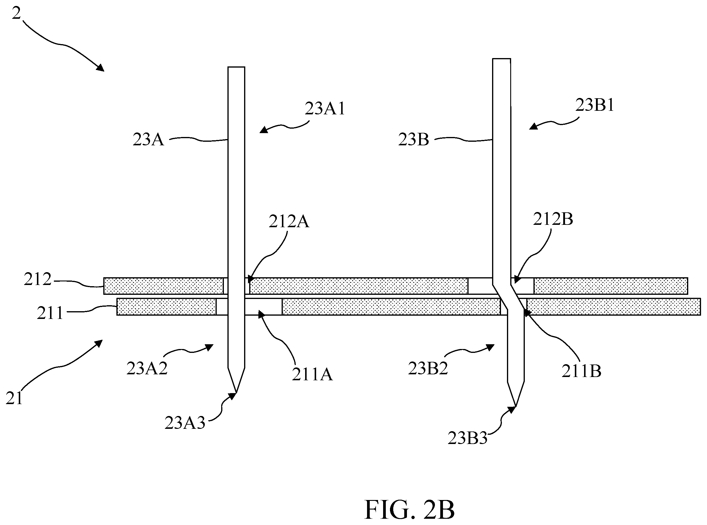 Patent US12345759 Figure 4 – Guide plate structure having guide plates with through holes and probe array having guide plate structure