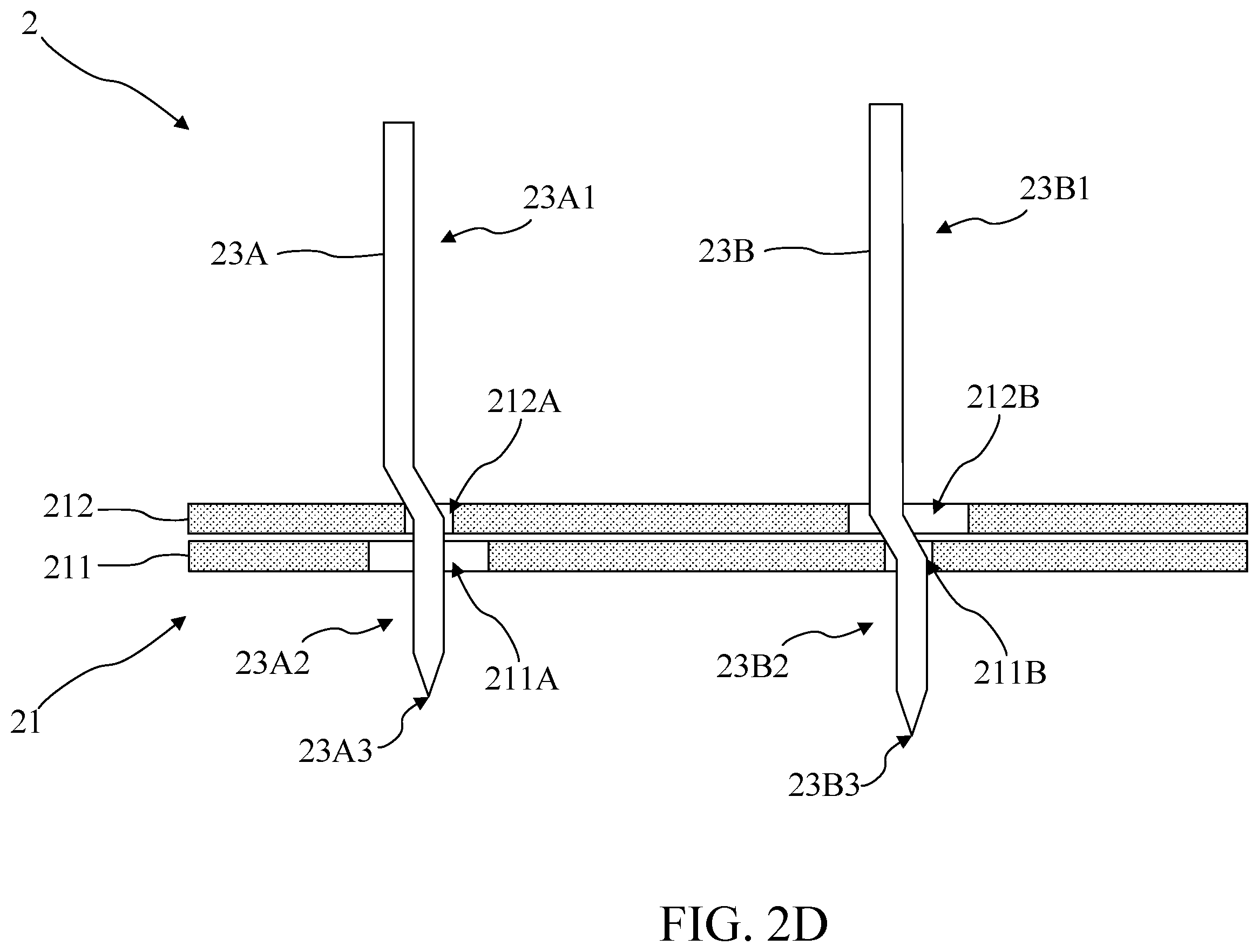 Patent US12345759 Figure 6 – Guide plate structure having guide plates with through holes and probe array having guide plate structure