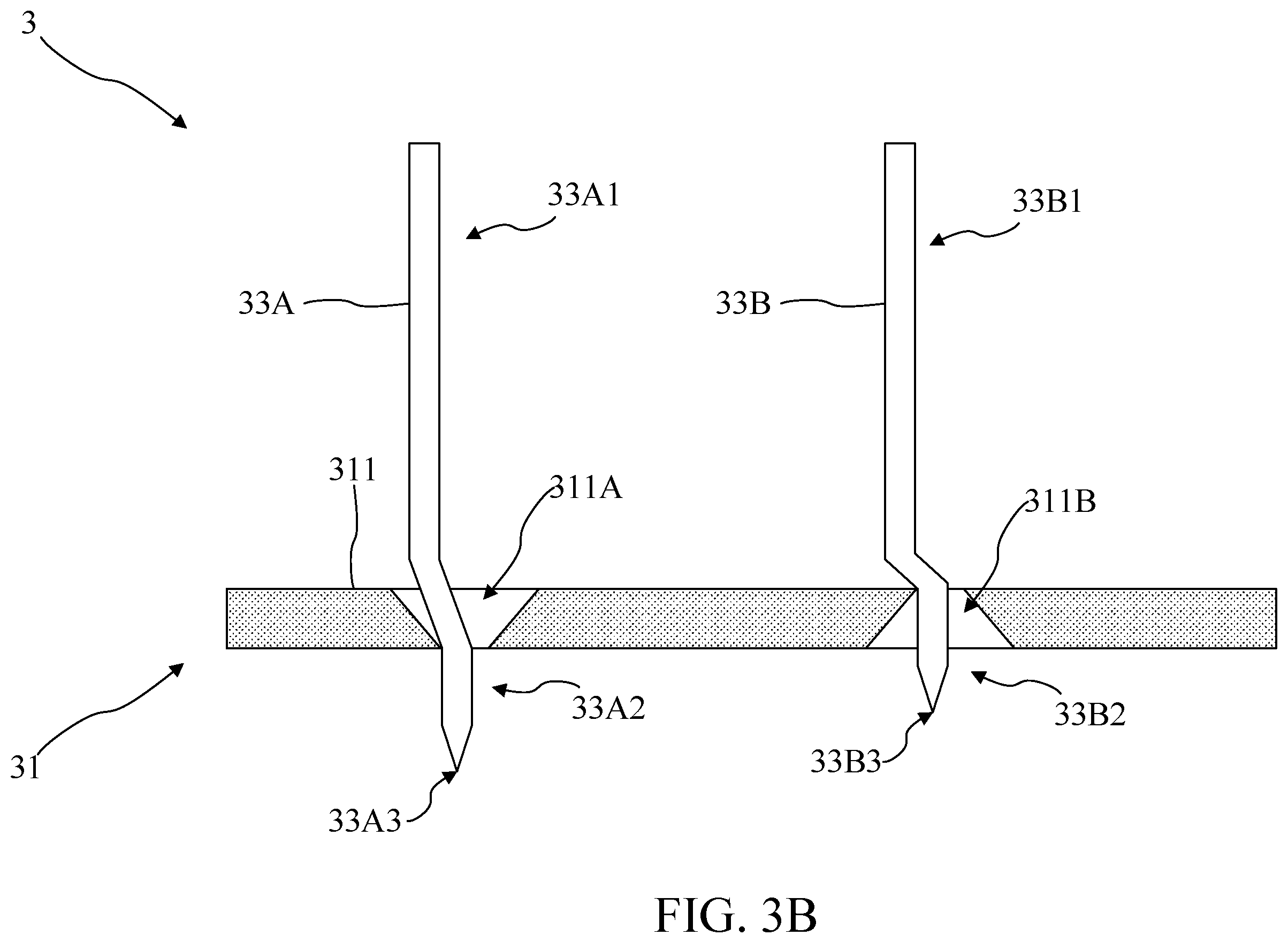 Patent US12345759 Figure 8 – Guide plate structure having guide plates with through holes and probe array having guide plate structure