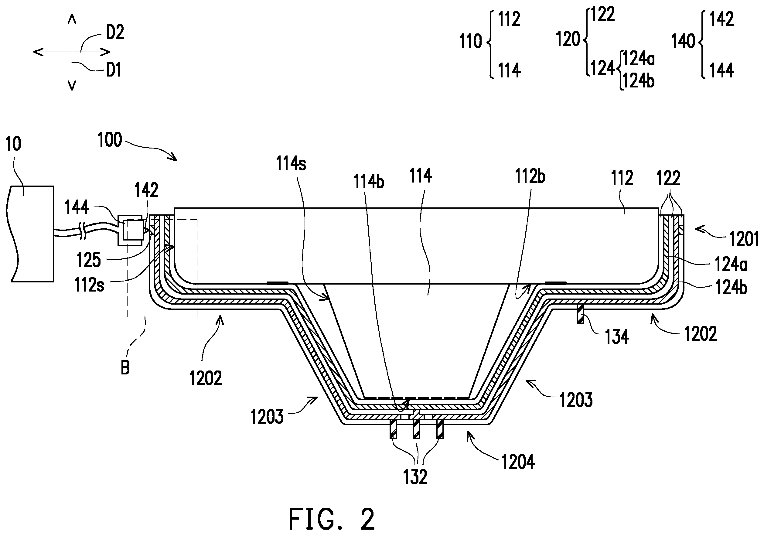 Patent US12345760 Figure 2 – Apparatus for probing device-under-test