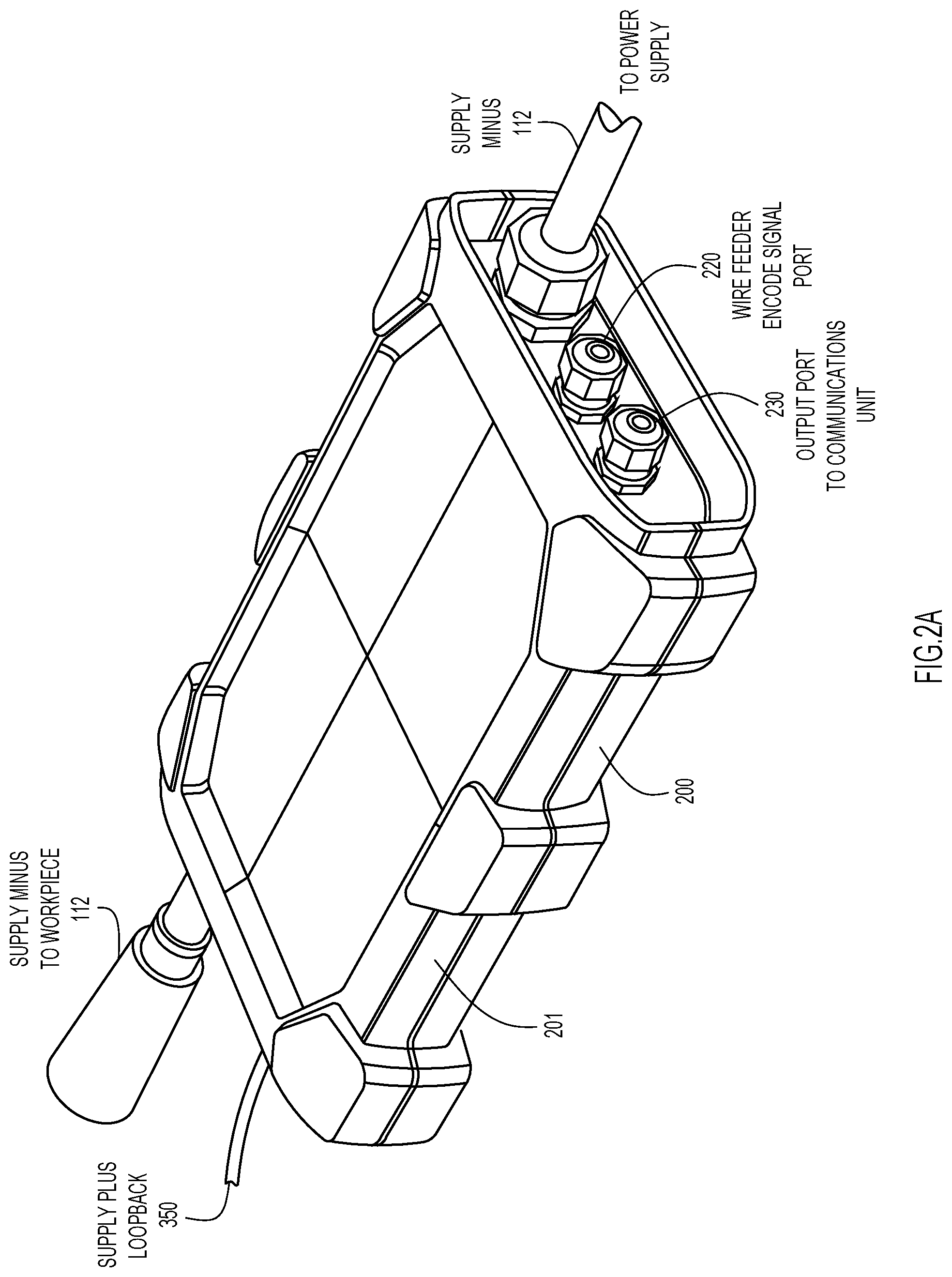 Patent US12345776 Figure 3 – External connector and sensor unit for welding equipment
