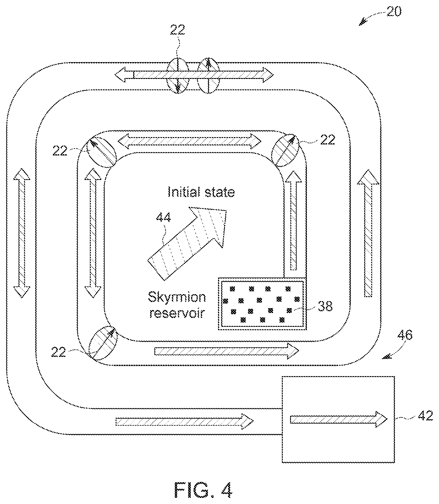 Patent US12345781 Figure 4 – Apparatus and method for generating magnetic vortex spin structures