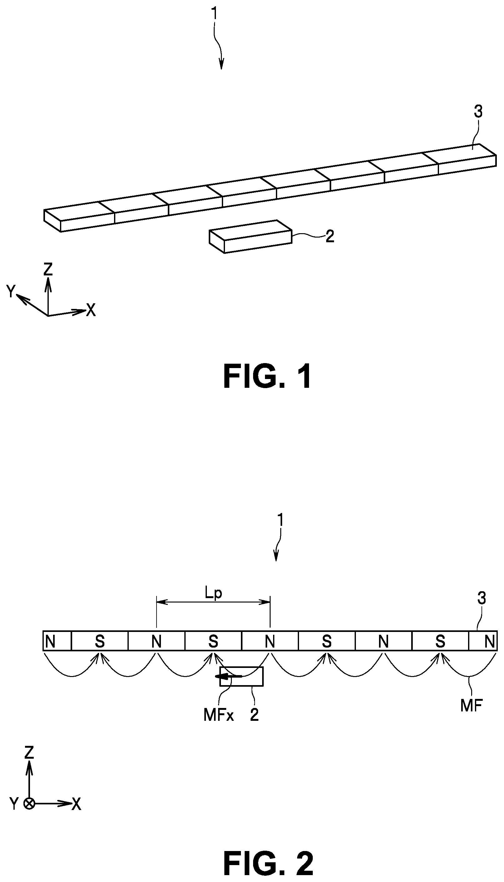 Patent US12345783 Figure 1 – Magnetic sensor device and magnetic encoder