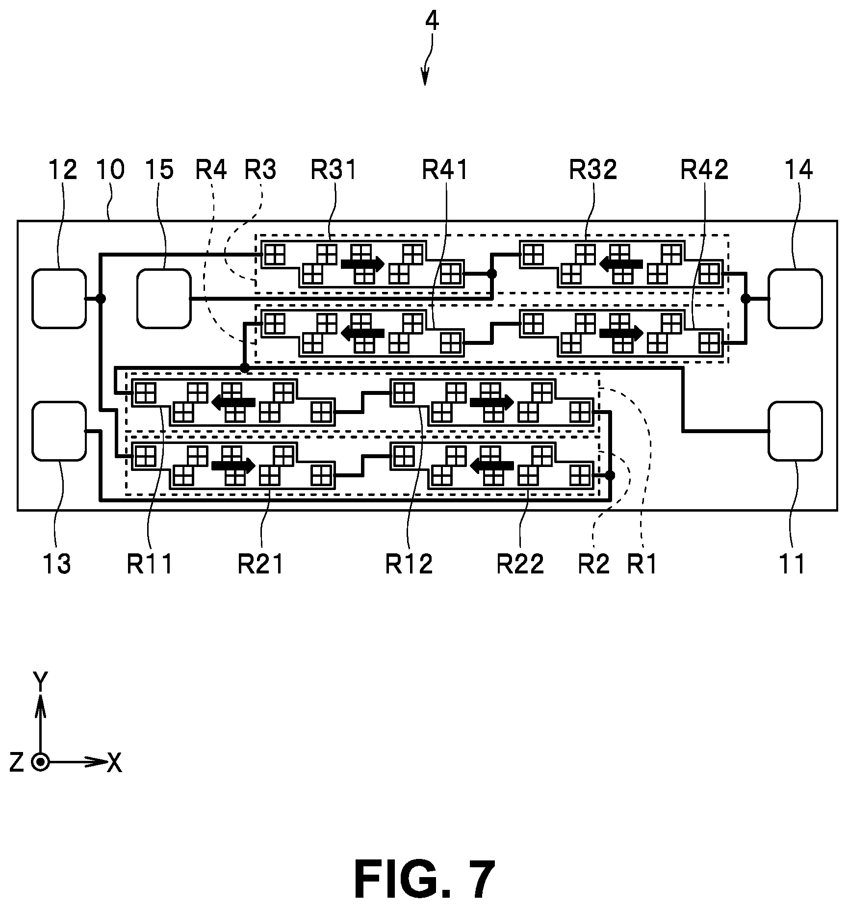 Patent US12345783 Figure 6 – Magnetic sensor device and magnetic encoder