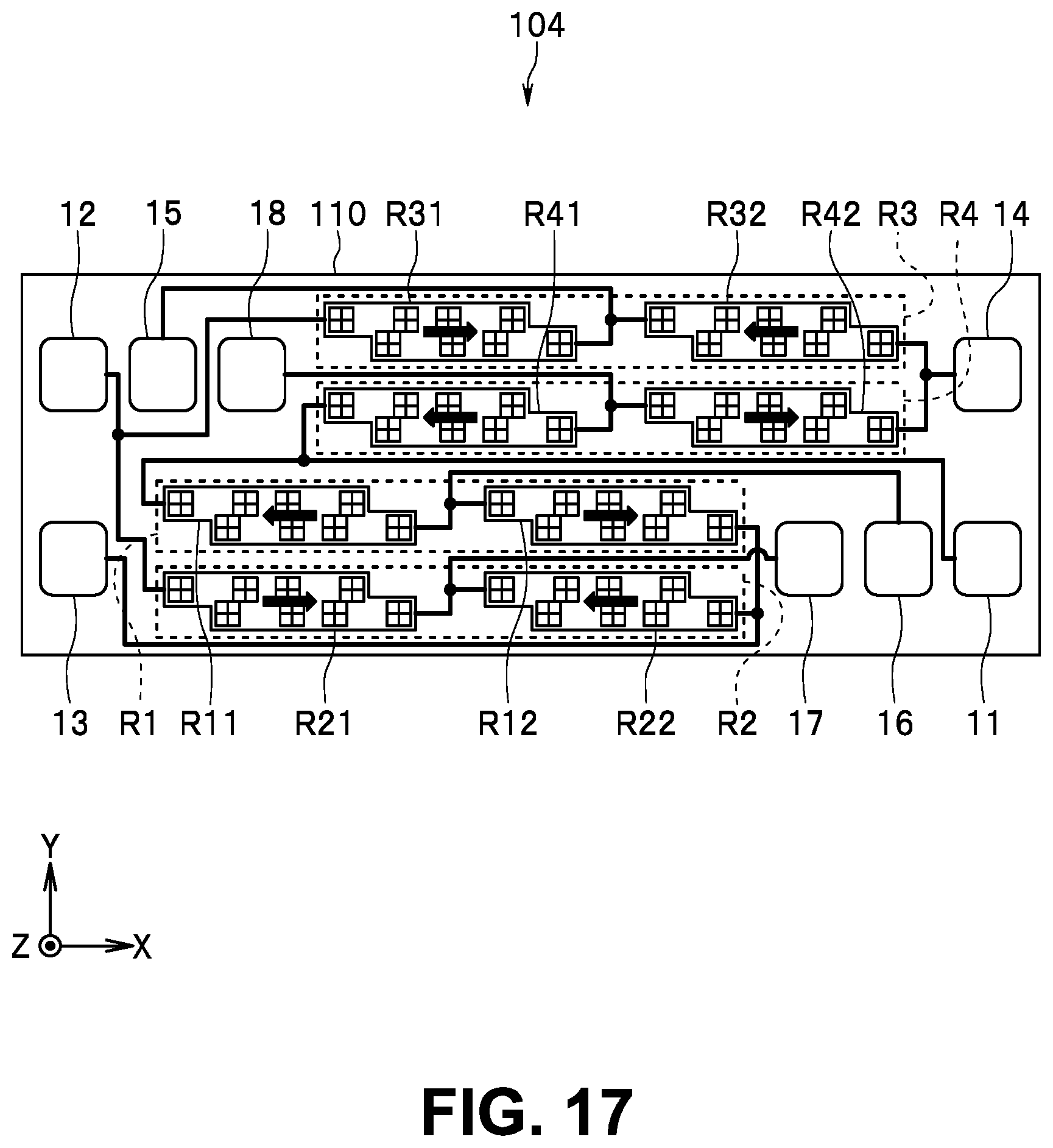 Patent US12345783 Figure 14 – Magnetic sensor device and magnetic encoder