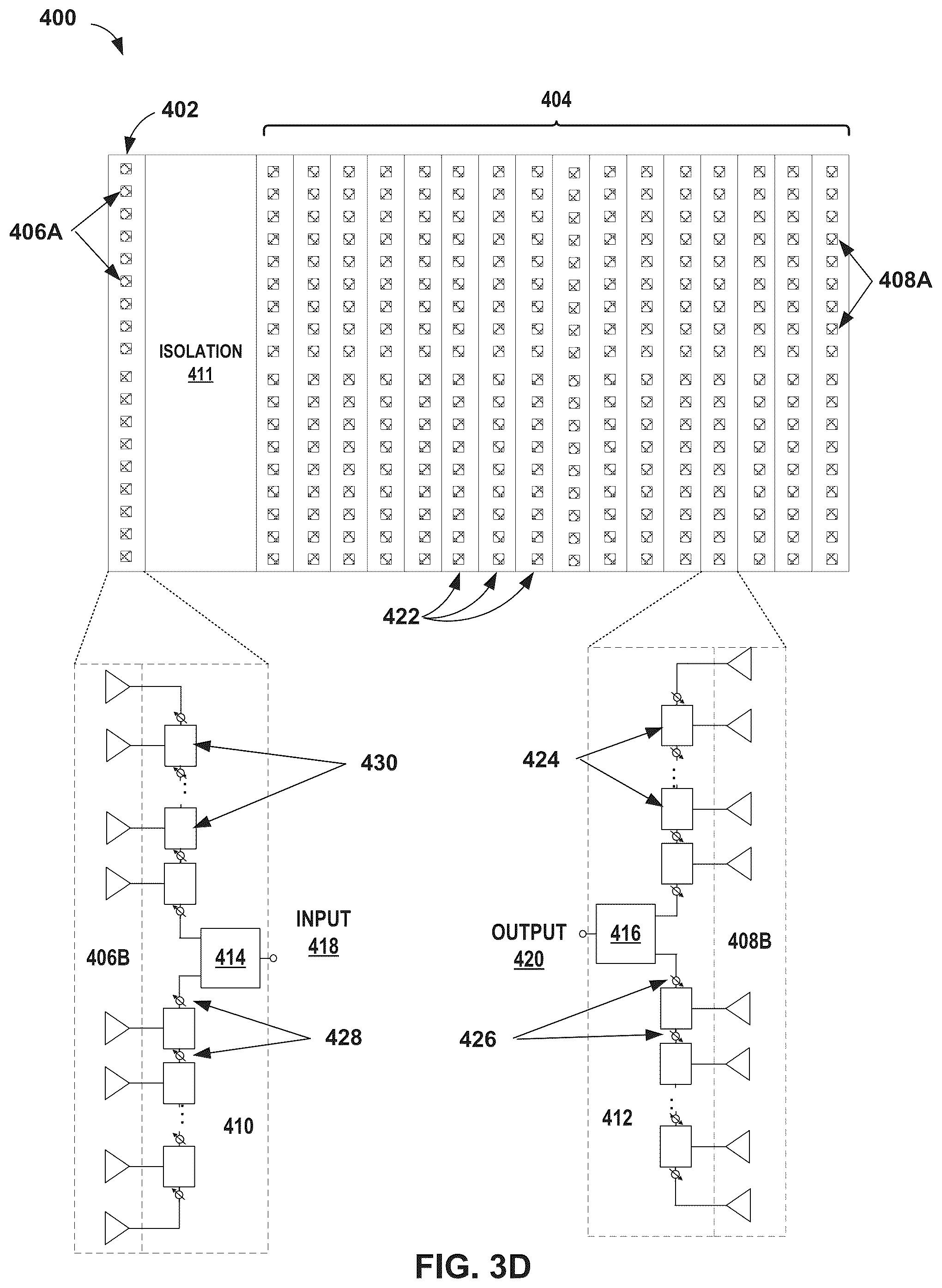 Patent US12345798 Figure 6 – FMCW radar with elevation scanning