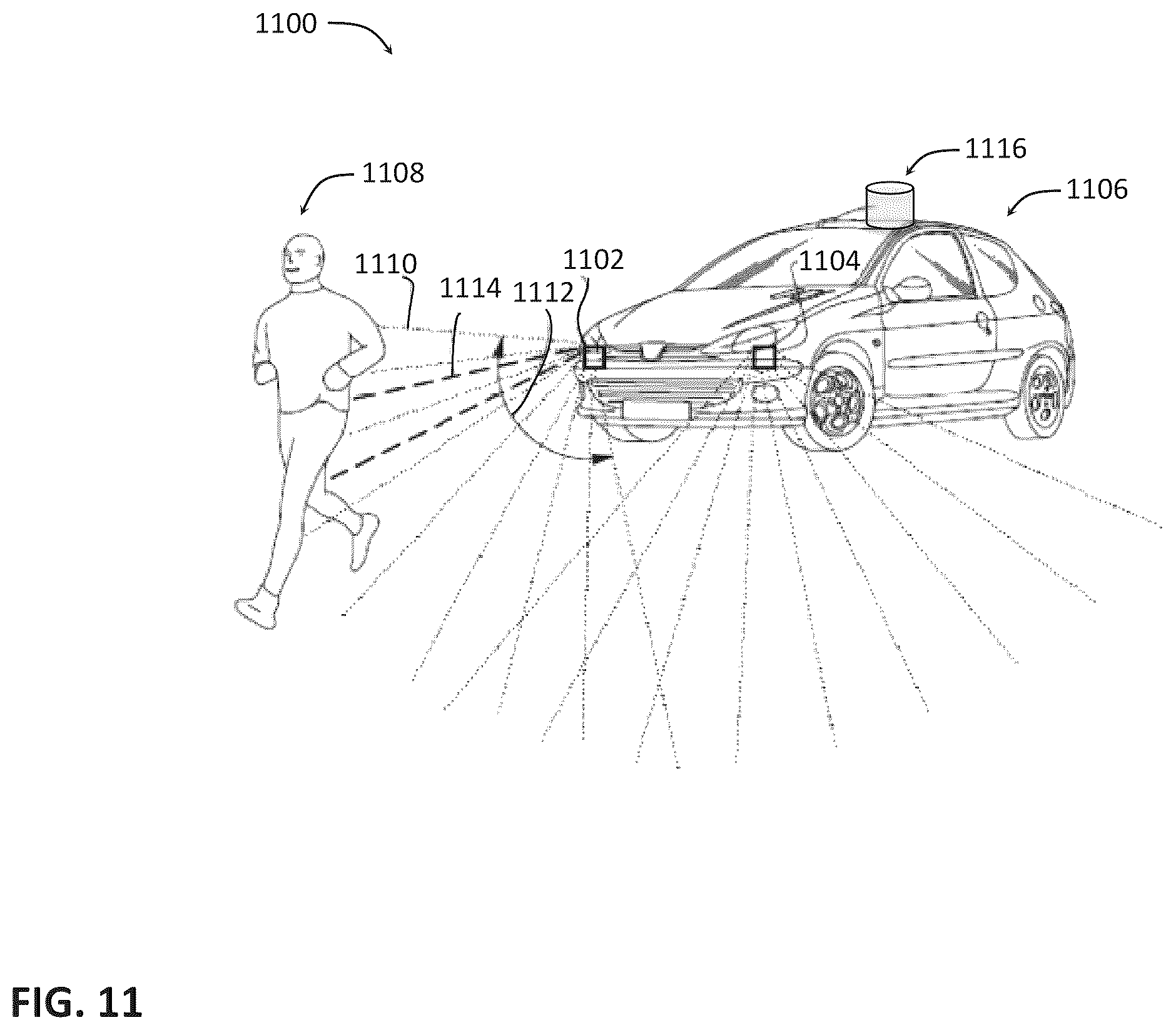 Patent US12345812 Figure 10 – Angle of rotation determination in scanning LIDAR systems