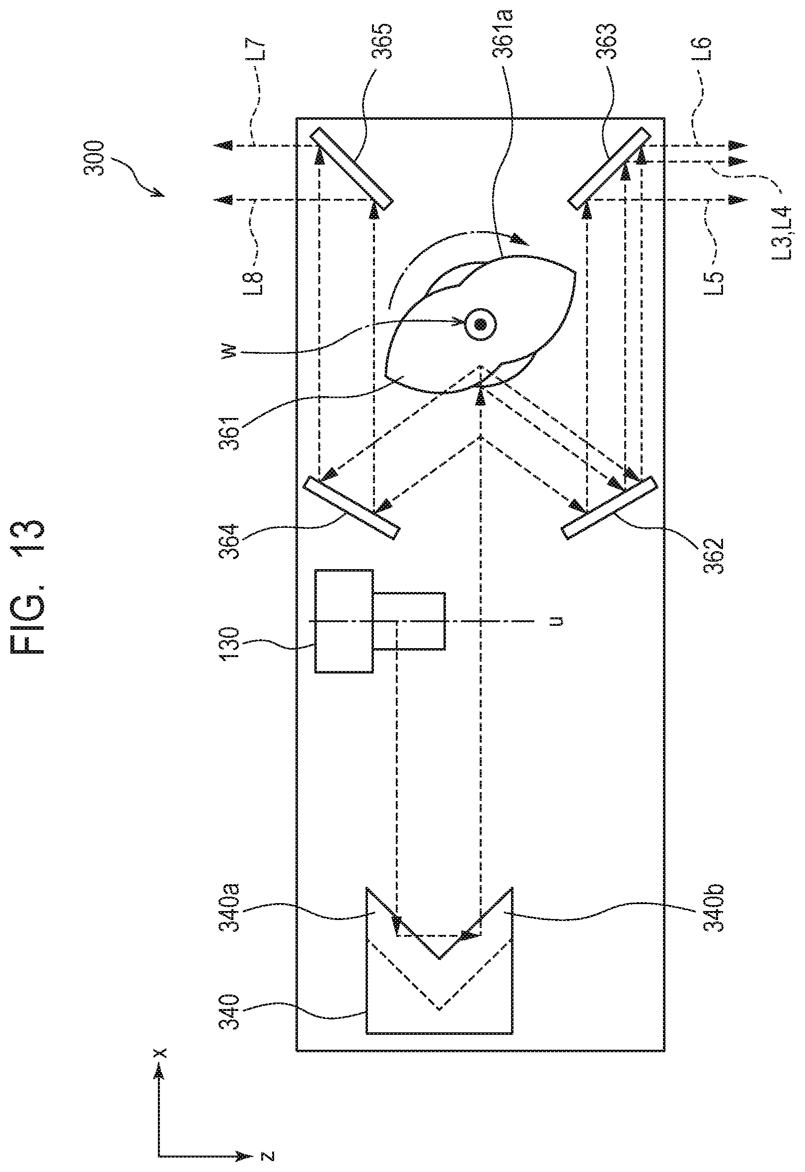 Patent US12345813 Figure 9 – Object detection system and article display shelf