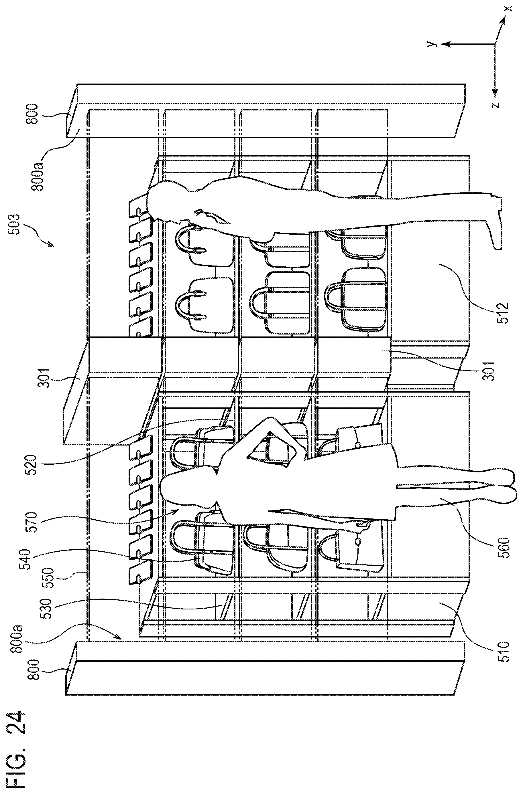 Patent US12345813 Figure 19 – Object detection system and article display shelf
