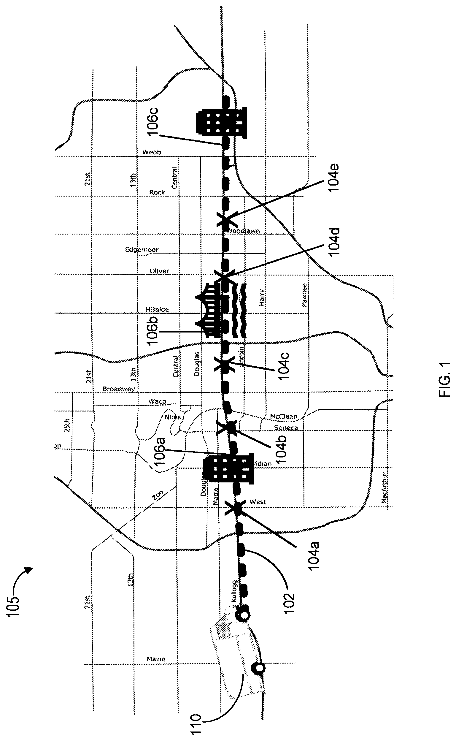 Patent US12345825 Figure 1 – Systems and methods utilizing mobile delivery devices in item delivery