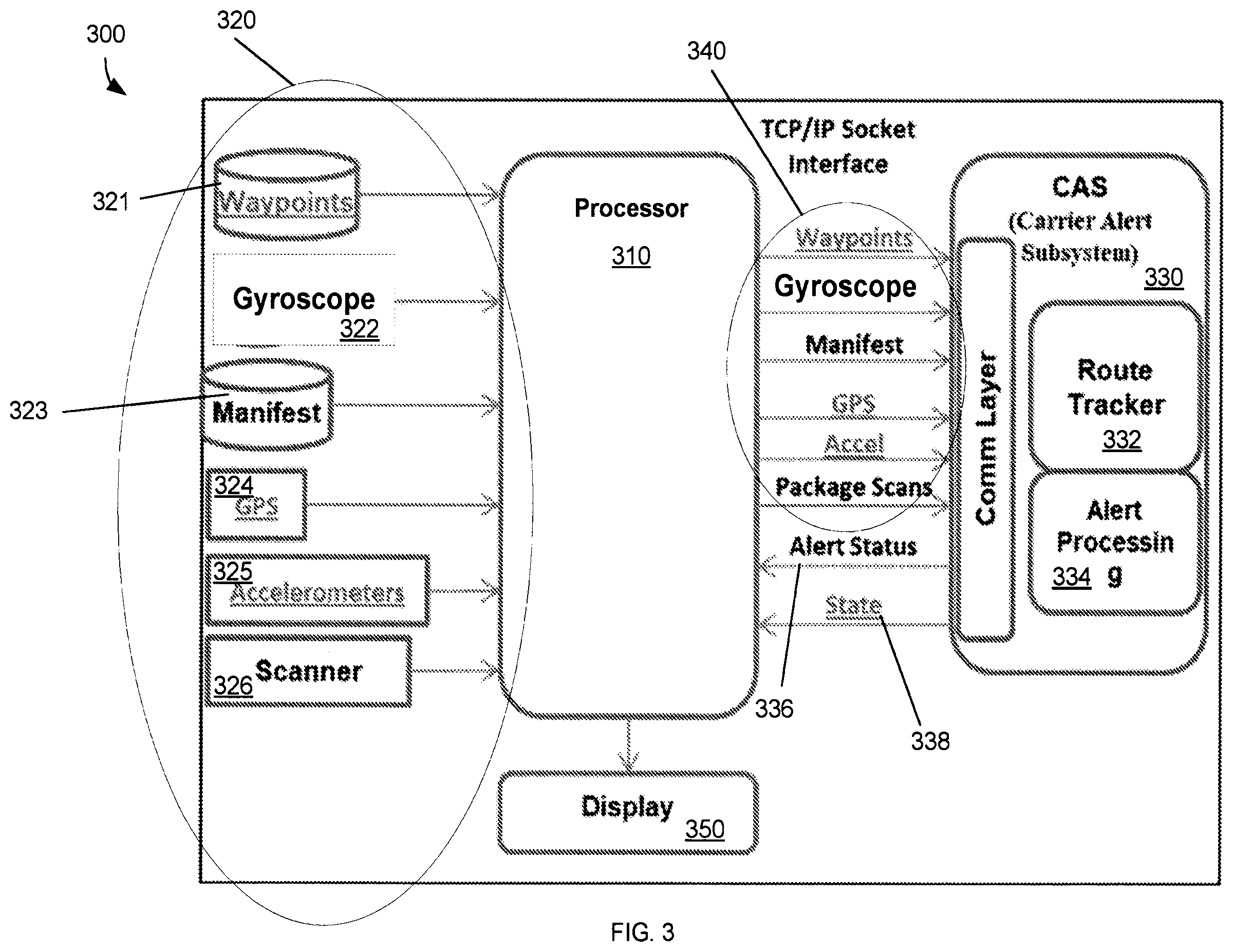 Patent US12345825 Figure 3 – Systems and methods utilizing mobile delivery devices in item delivery