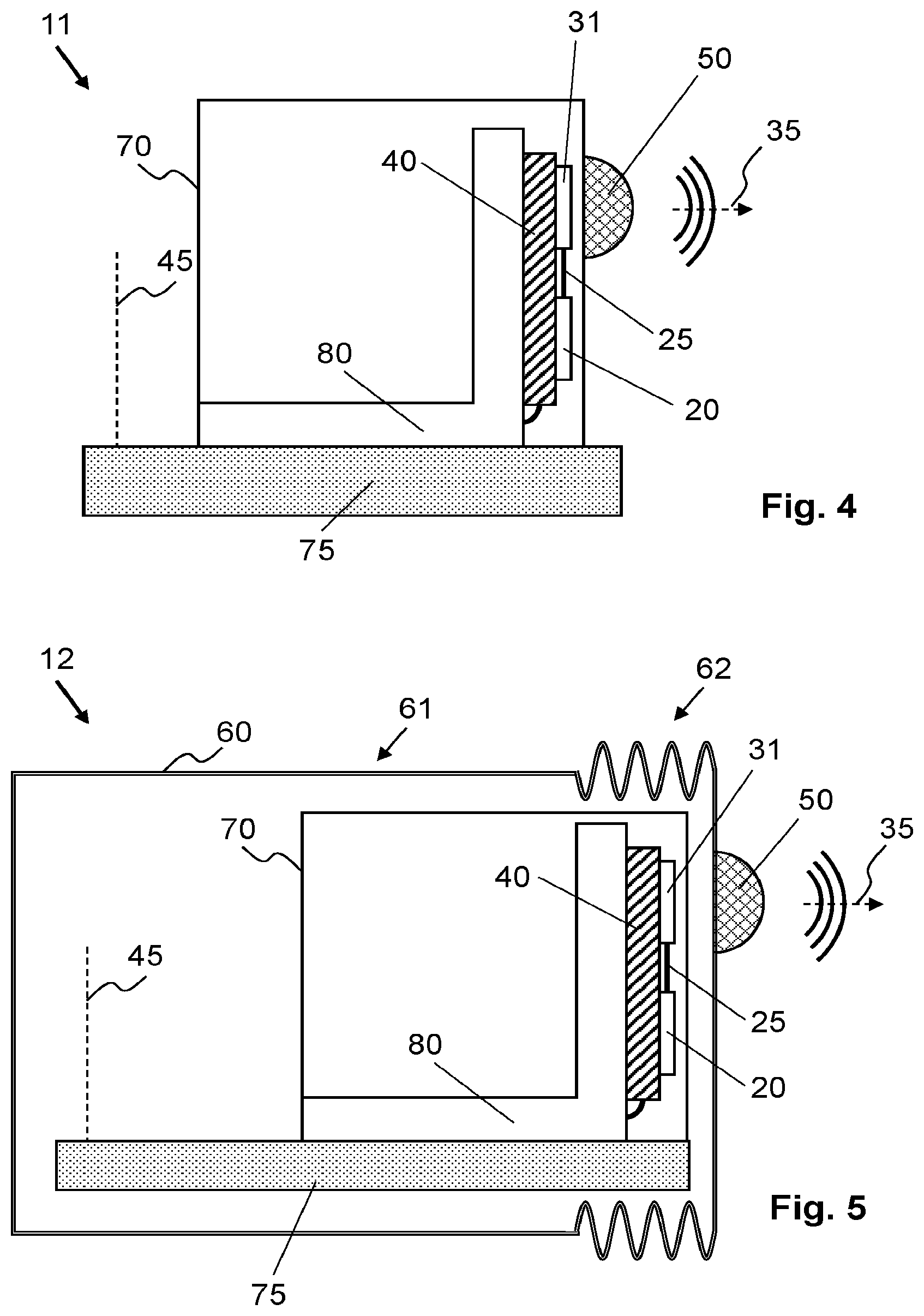 Patent US12345831 Figure 4 – Radar transmitter assembly having an integrated antenna