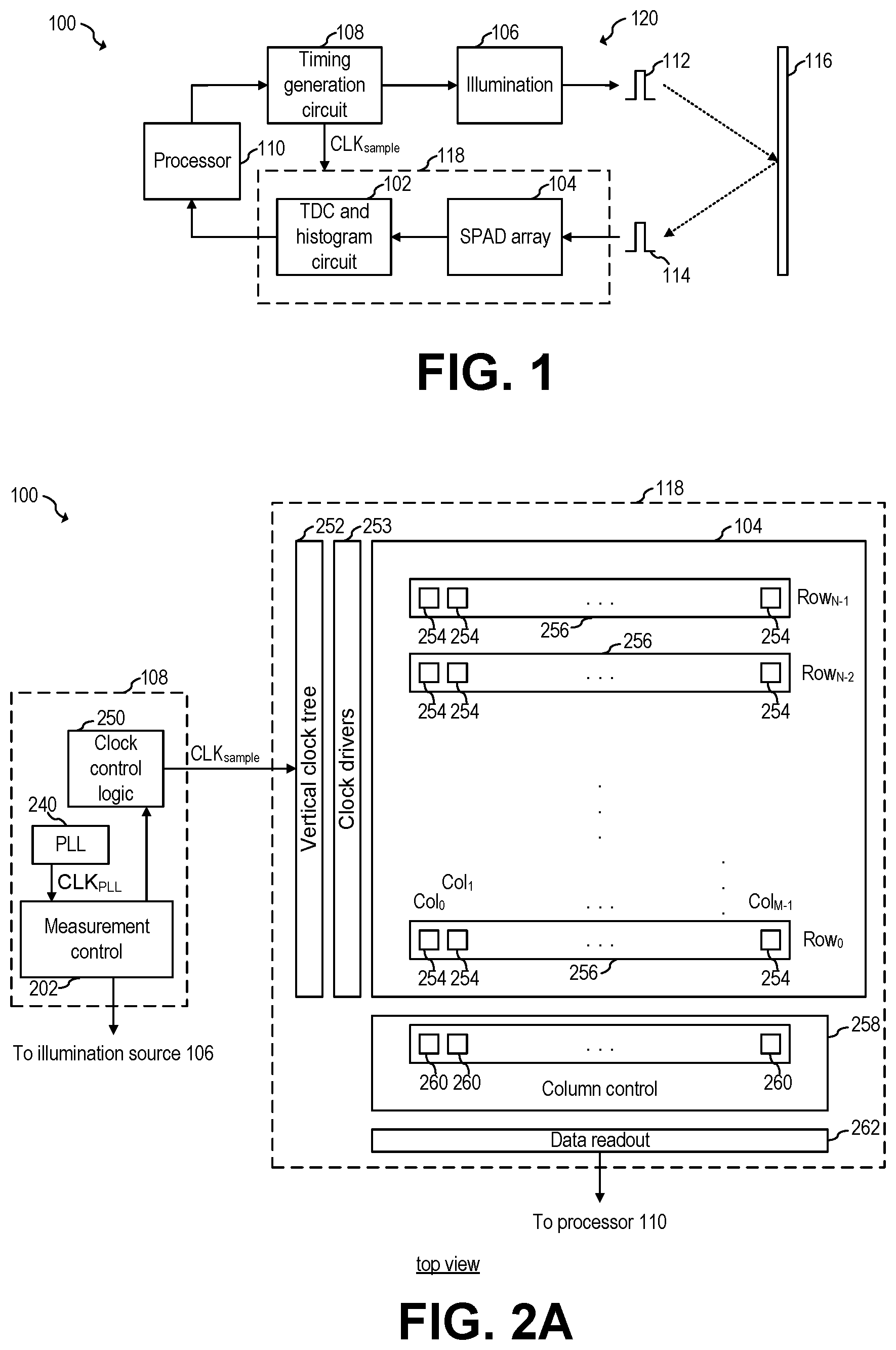 Patent US12345834 Figure 1 – Time to digital converter
