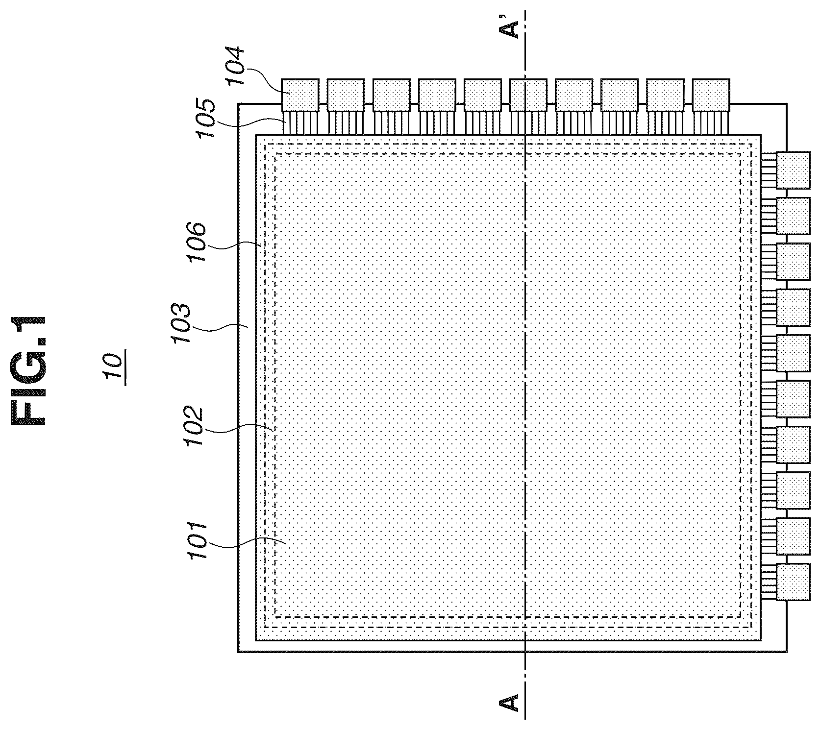 Patent US12345840 Figure 1 – Radiation detection apparatus, radiation imaging system, and manufacturing method of radiation detection apparatus