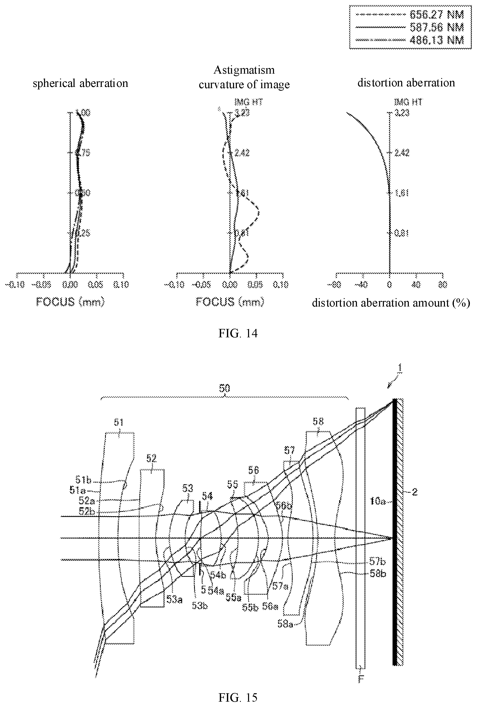 Patent US12345858 Figure 8 – Imaging optical system and device
