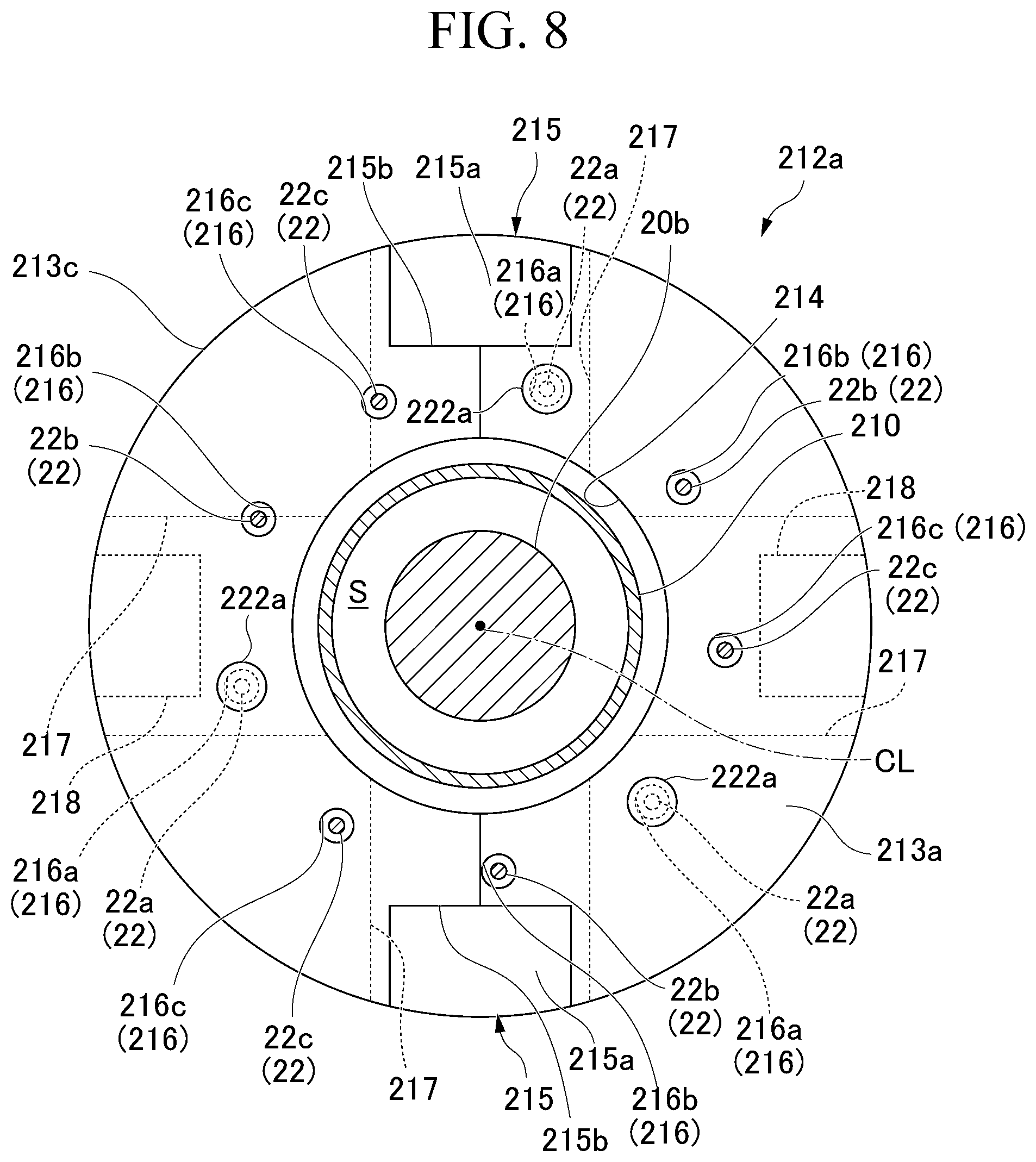 Patent US12345871 Figure 9 – Inspection cable guide mechanism, driving device, inspection cable insertion jig, and gas turbine inspection system including these
