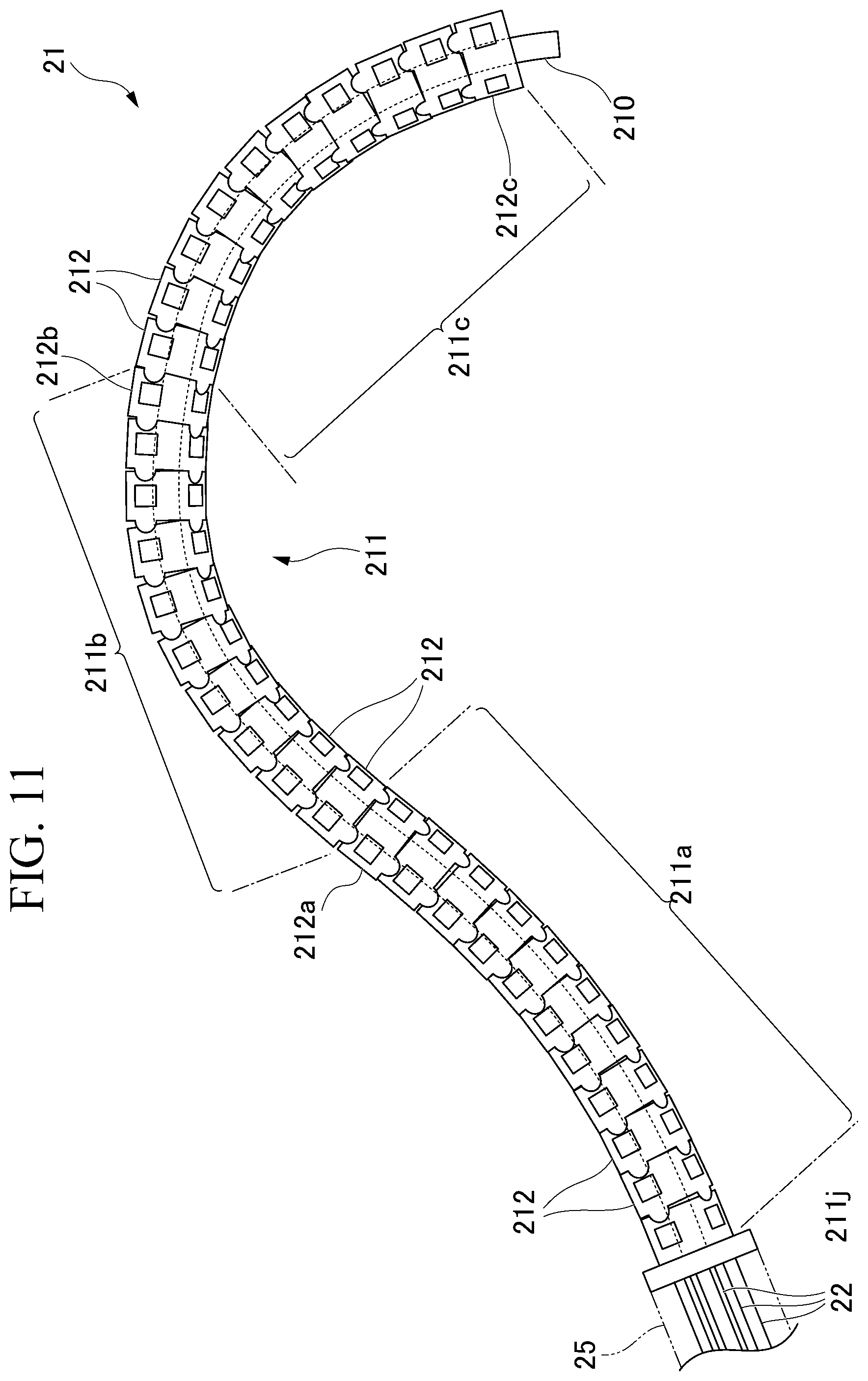 Patent US12345871 Figure 12 – Inspection cable guide mechanism, driving device, inspection cable insertion jig, and gas turbine inspection system including these