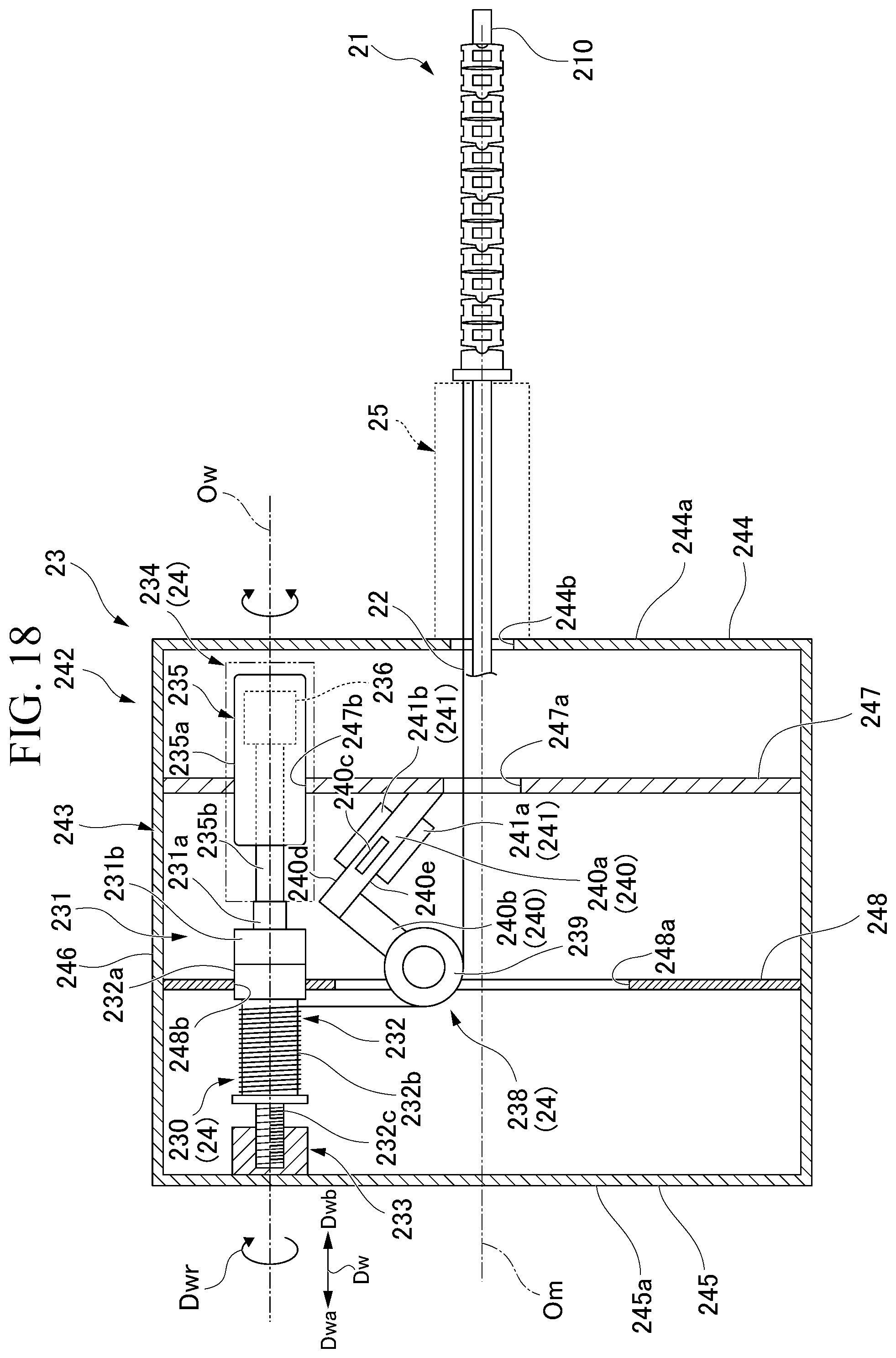 Patent US12345871 Figure 19 – Inspection cable guide mechanism, driving device, inspection cable insertion jig, and gas turbine inspection system including these
