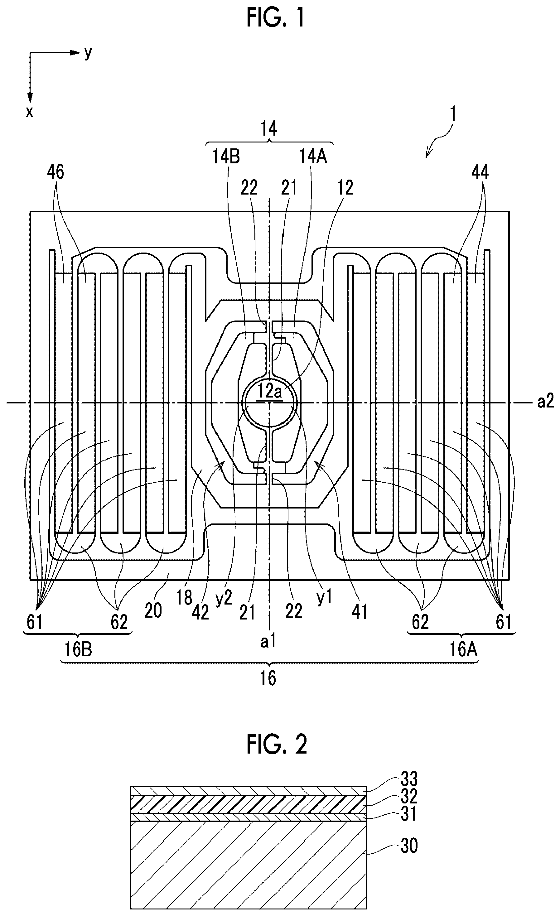 Patent US12345876 Figure 1 – Micromirror device