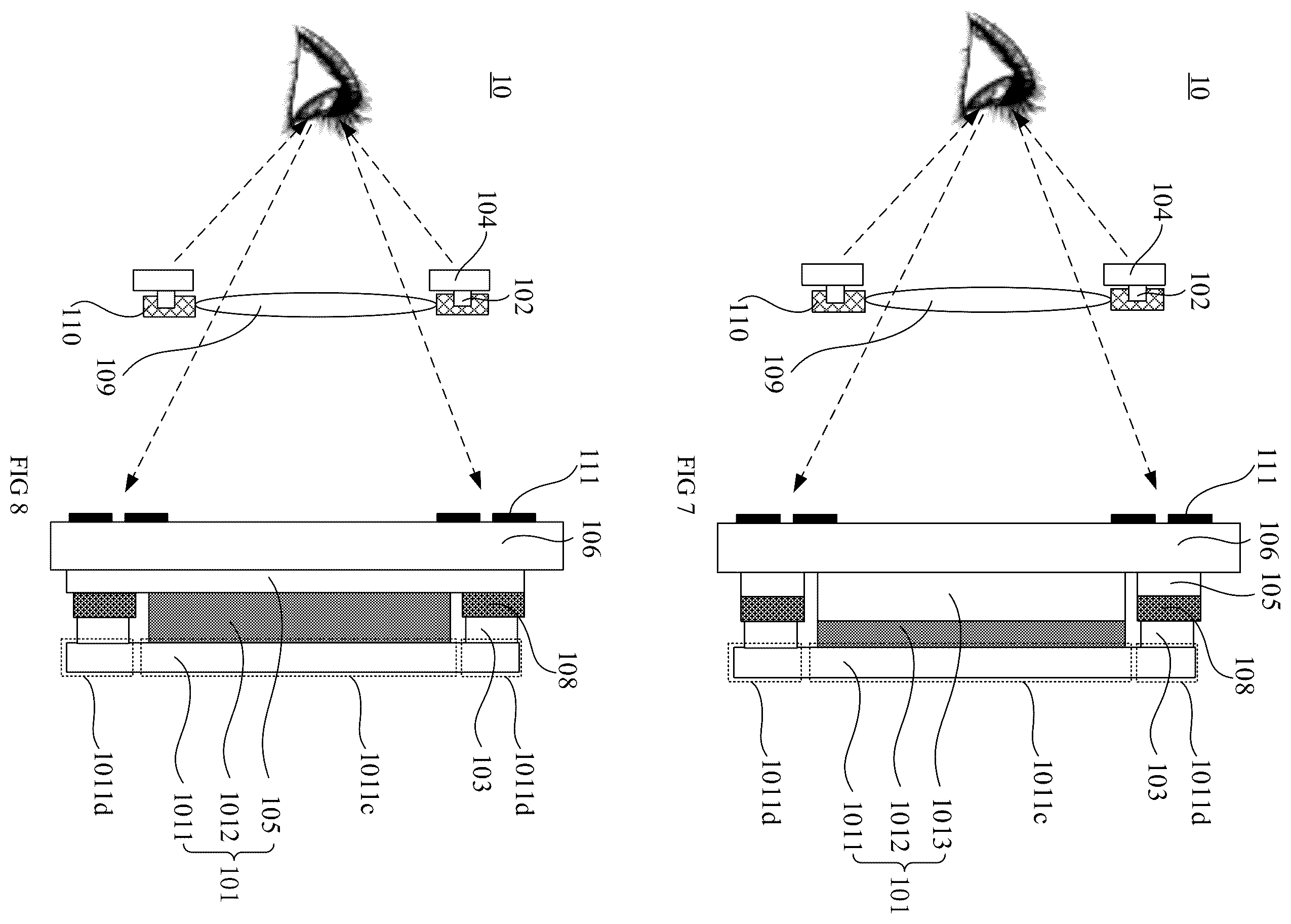 Patent US12345880 Figure 4 – Wearable display device and method for determining gaze position