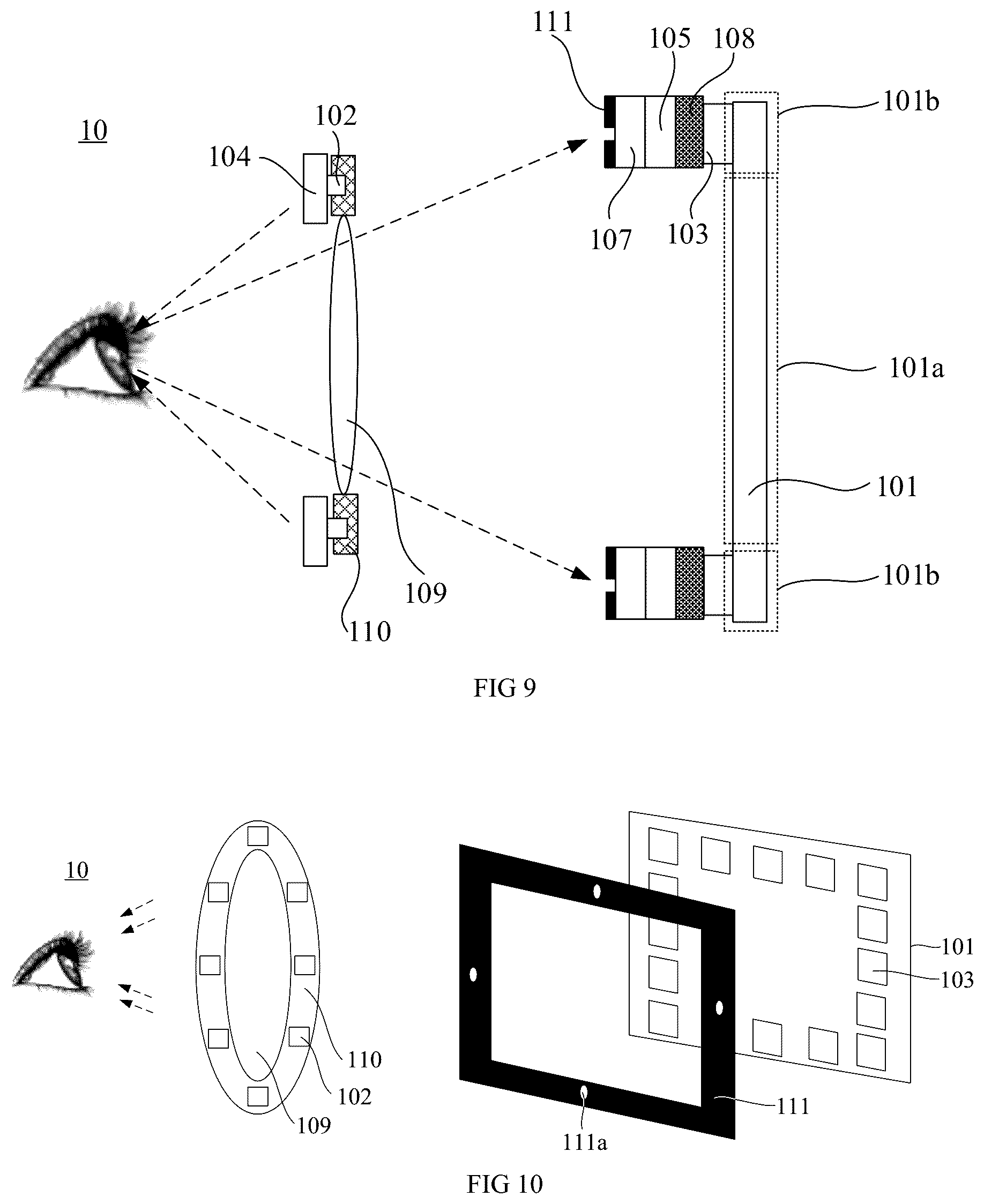 Patent US12345880 Figure 5 – Wearable display device and method for determining gaze position