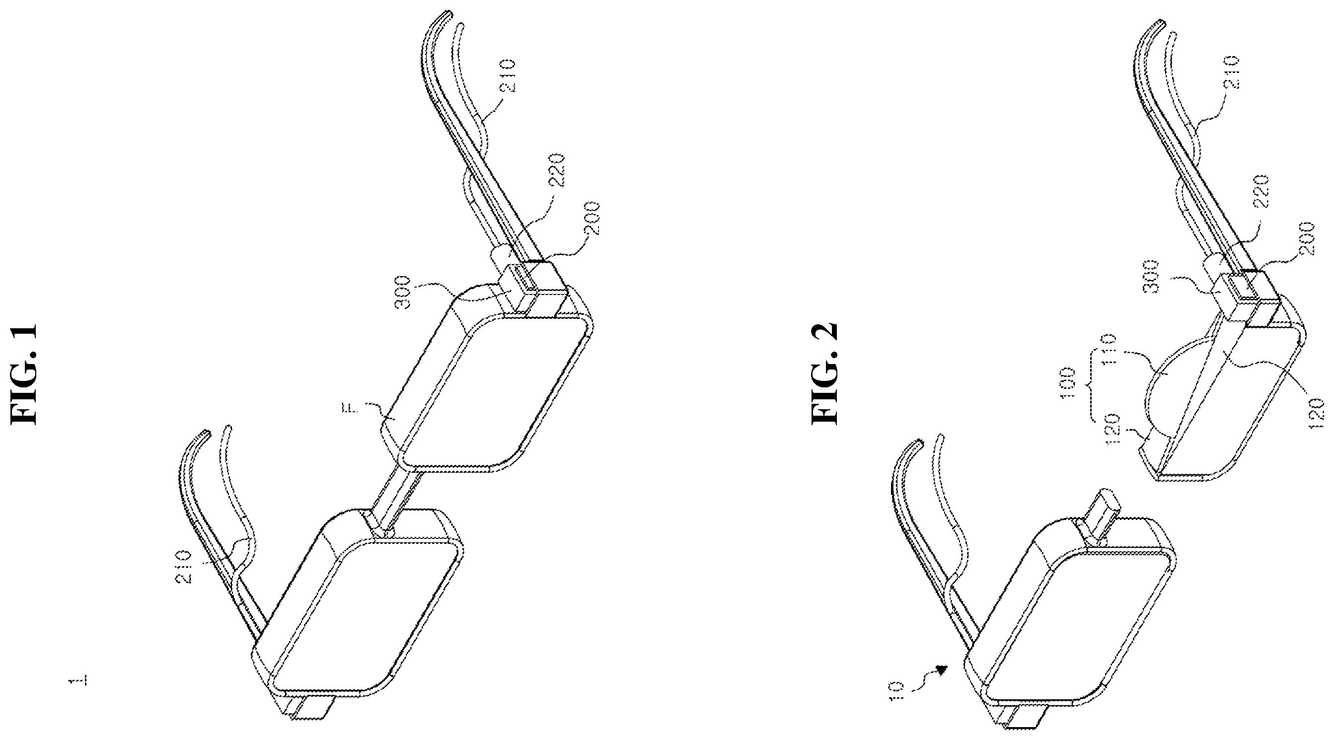 Patent US12345883 Figure 1 – Augmented reality display having a thin optical combiner