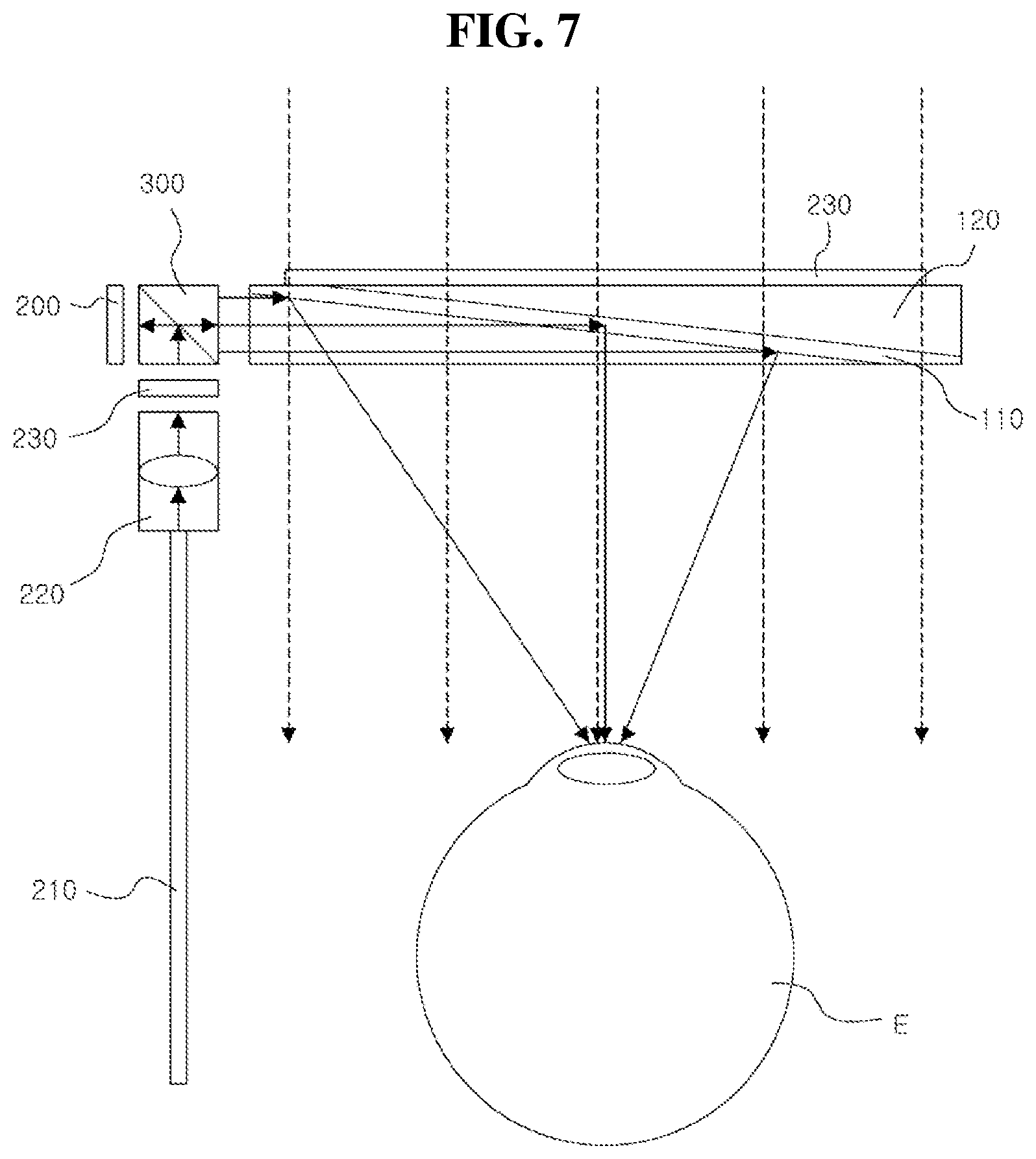 Patent US12345883 Figure 5 – Augmented reality display having a thin optical combiner