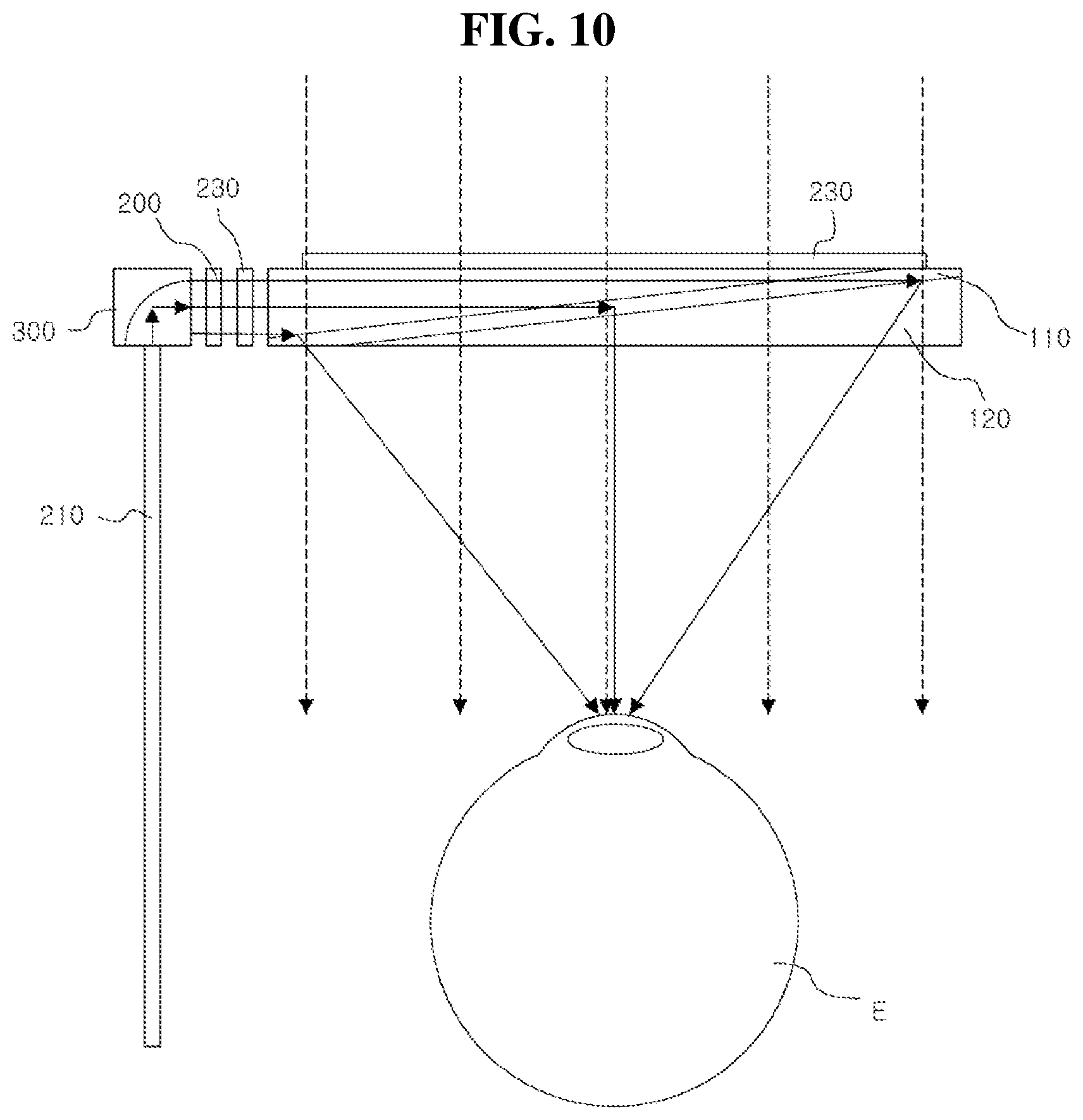 Patent US12345883 Figure 8 – Augmented reality display having a thin optical combiner