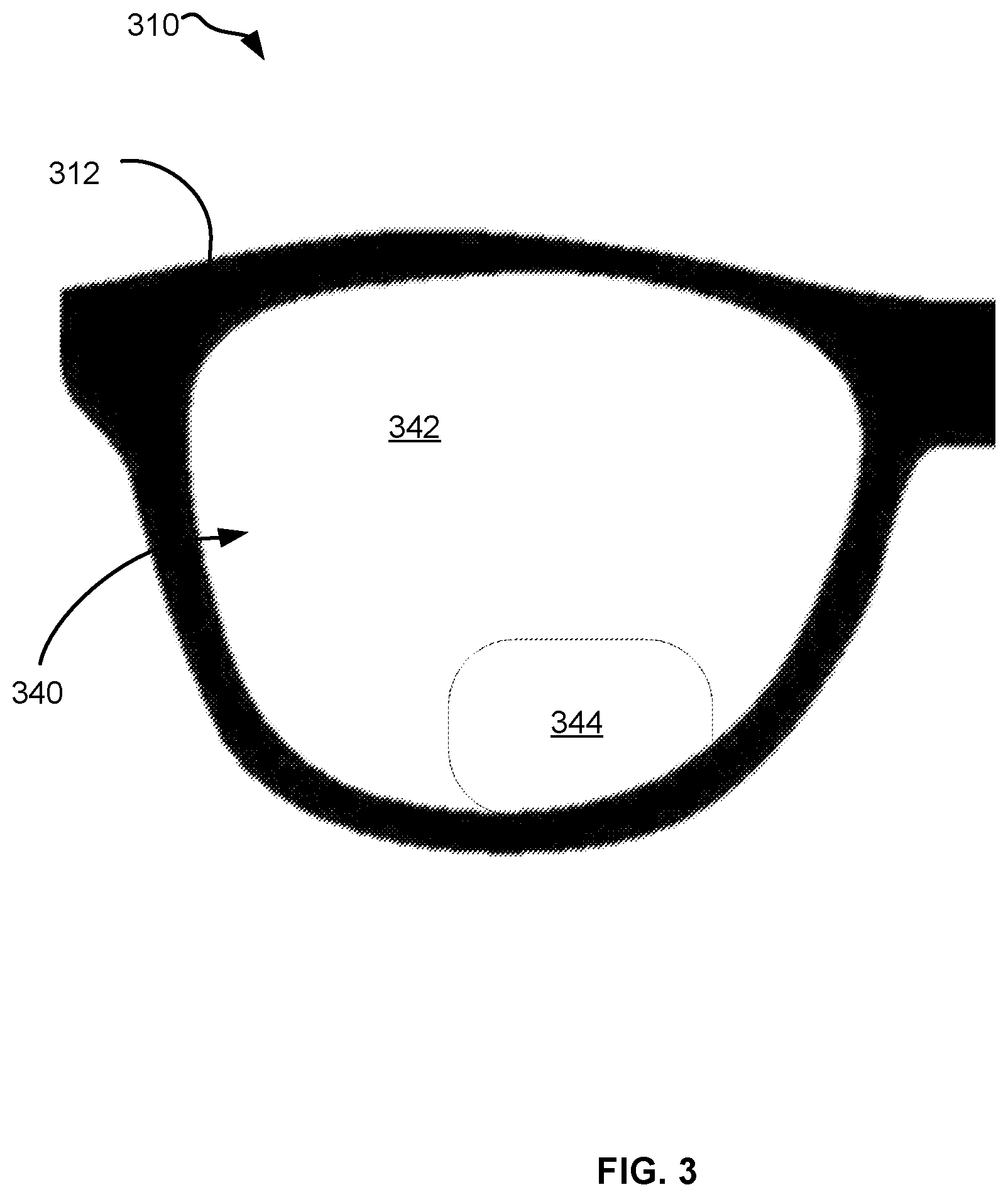 Patent US12345885 Figure 3 – Optical lens set and image combiner