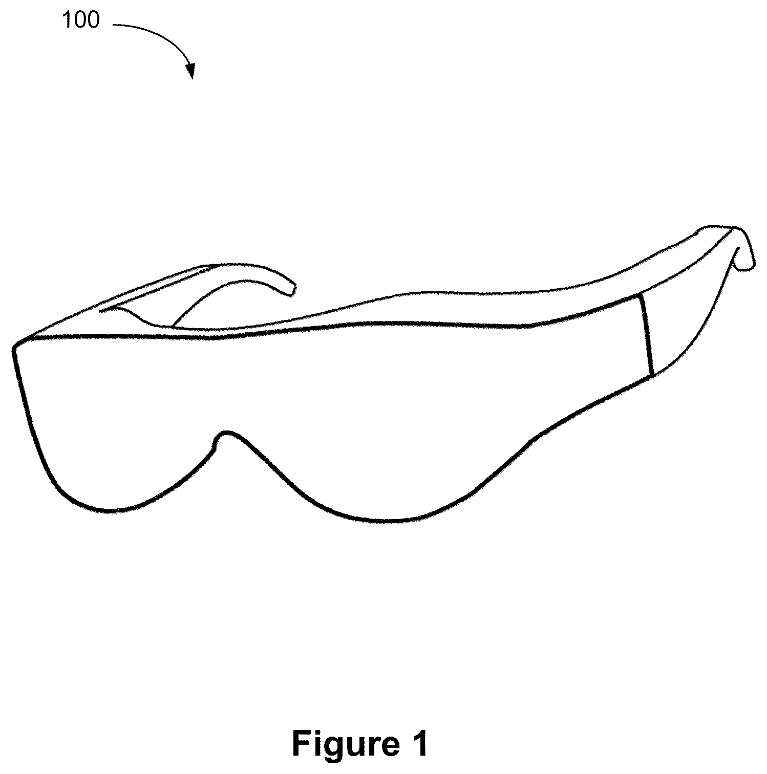 Patent US12345888 Figure 1 – Optical assembly with polarization volume holographic element